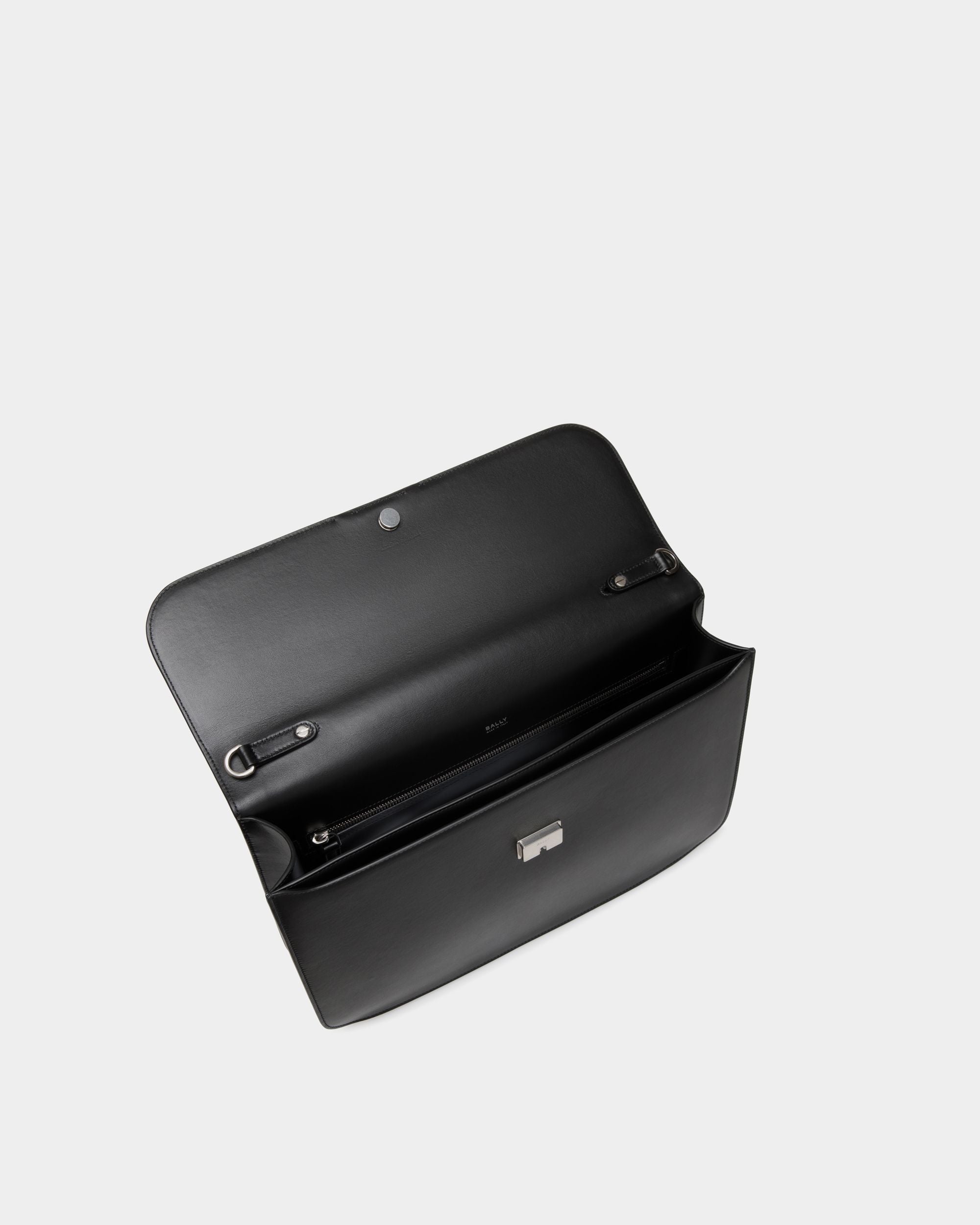 Bally Global - Deco Briefcase in Black Leather - Black