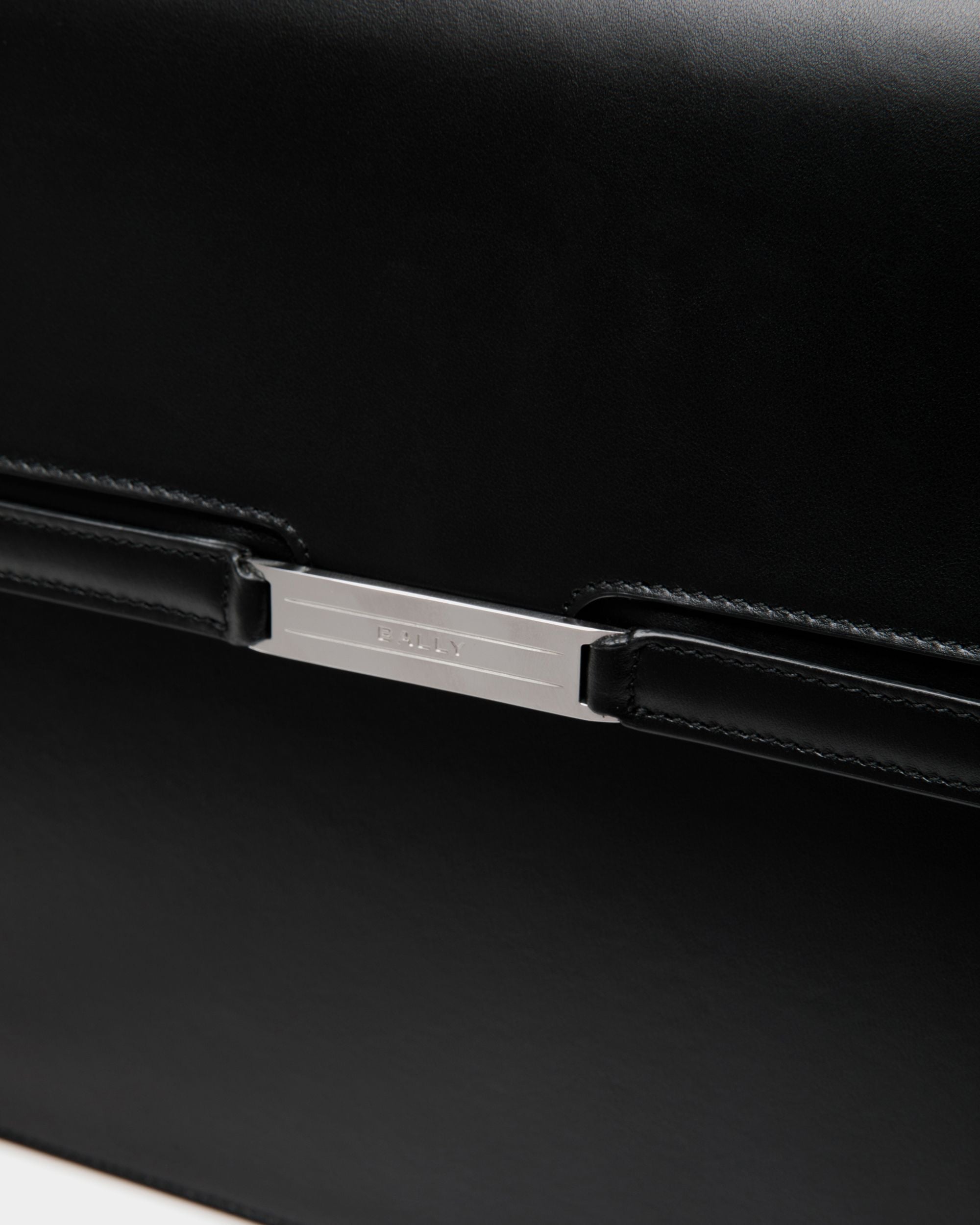 Bally Global - Deco Briefcase in Black Leather - Black
