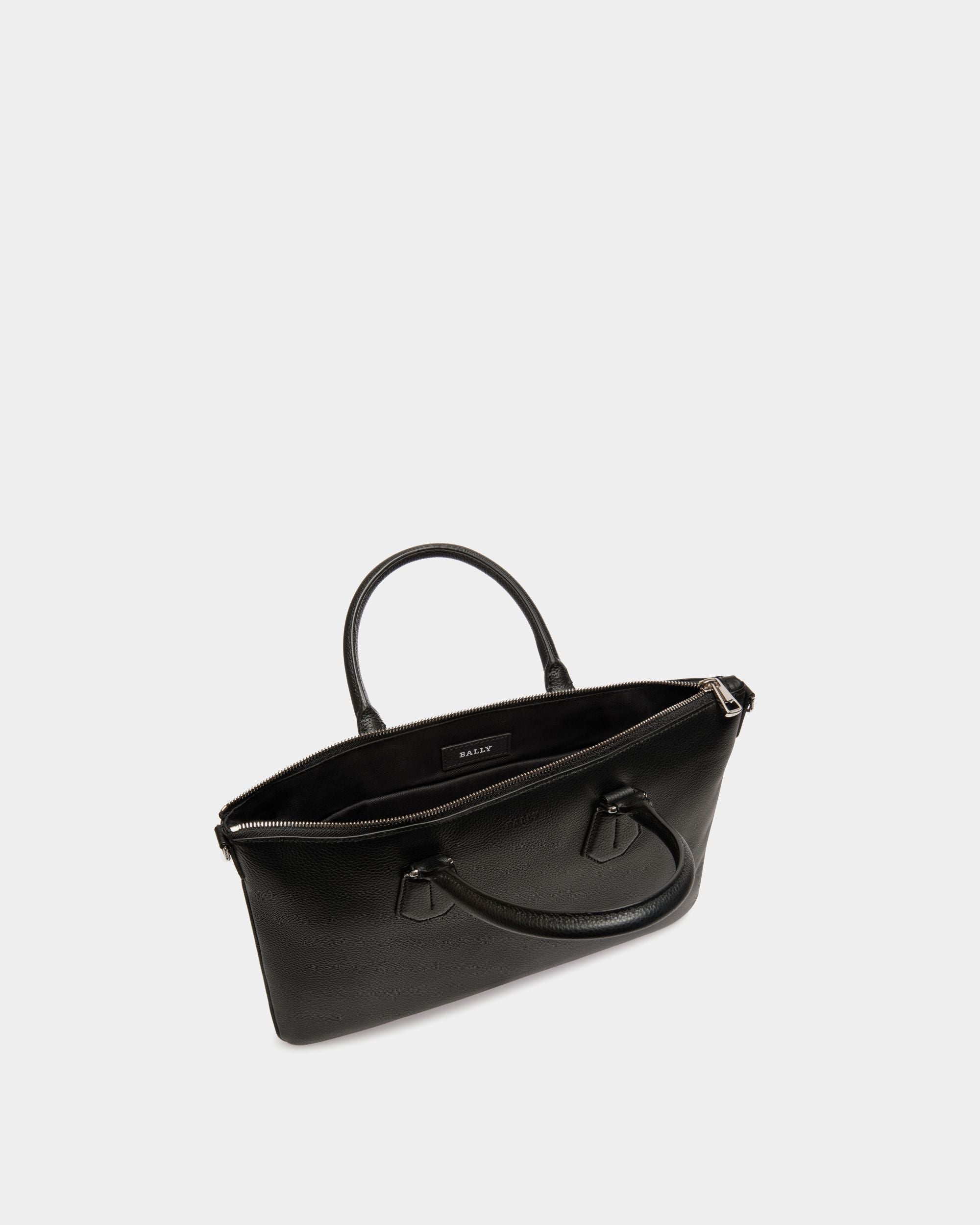 Bally Global - Business Bag In Black Leather - Black