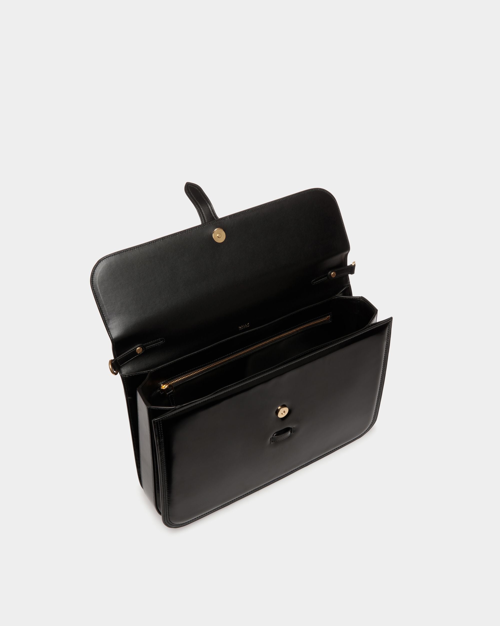 Bally Global - Beckett Briefcase In Black Leather - Black
