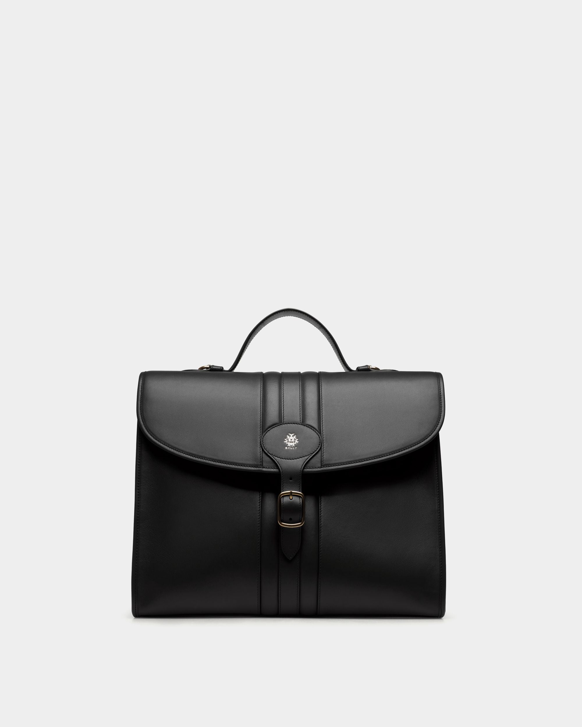 Bally Global - Cartable Beckett En Cuir Noir - Noir