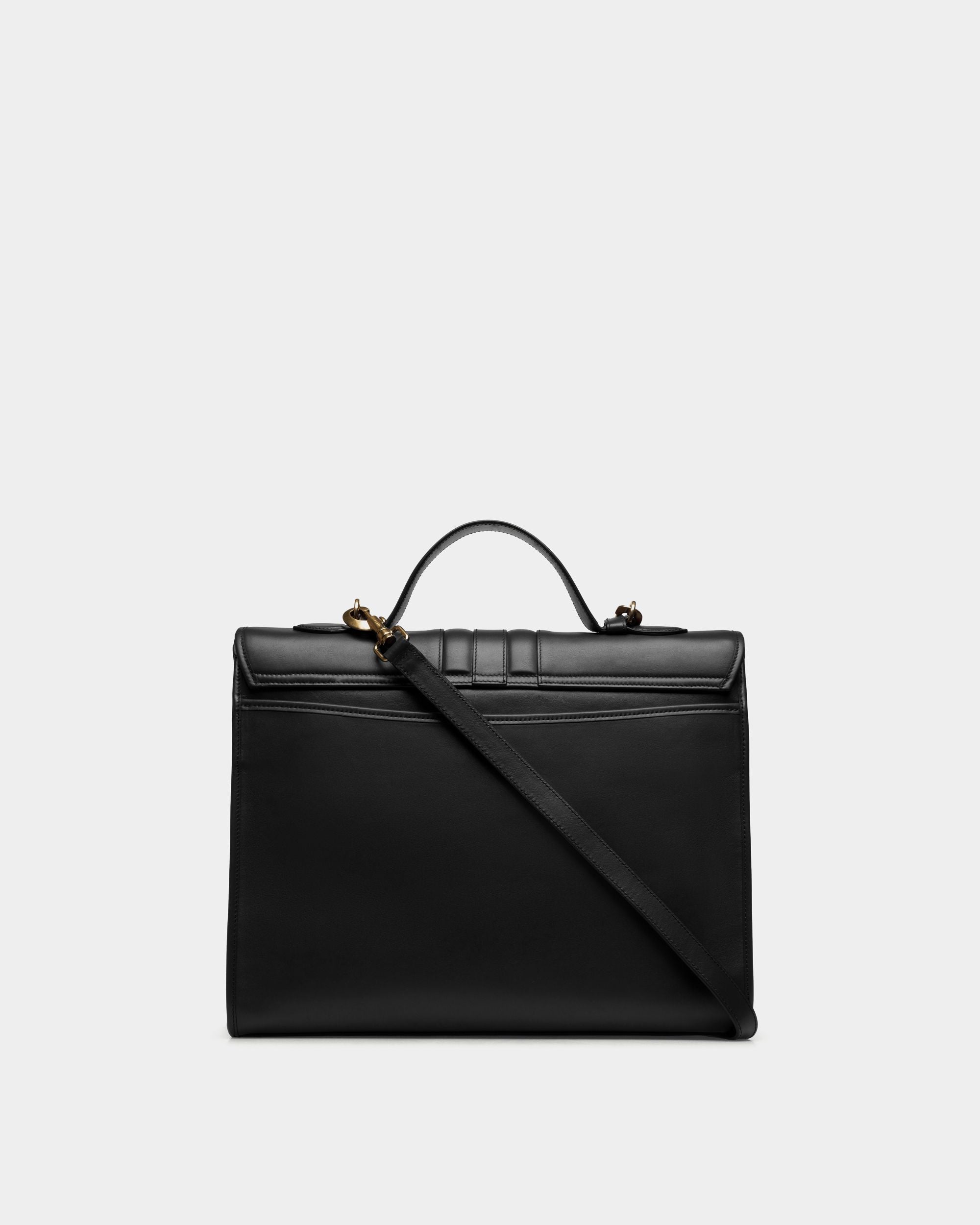 Bally Global - Cartable Beckett En Cuir Noir - Noir
