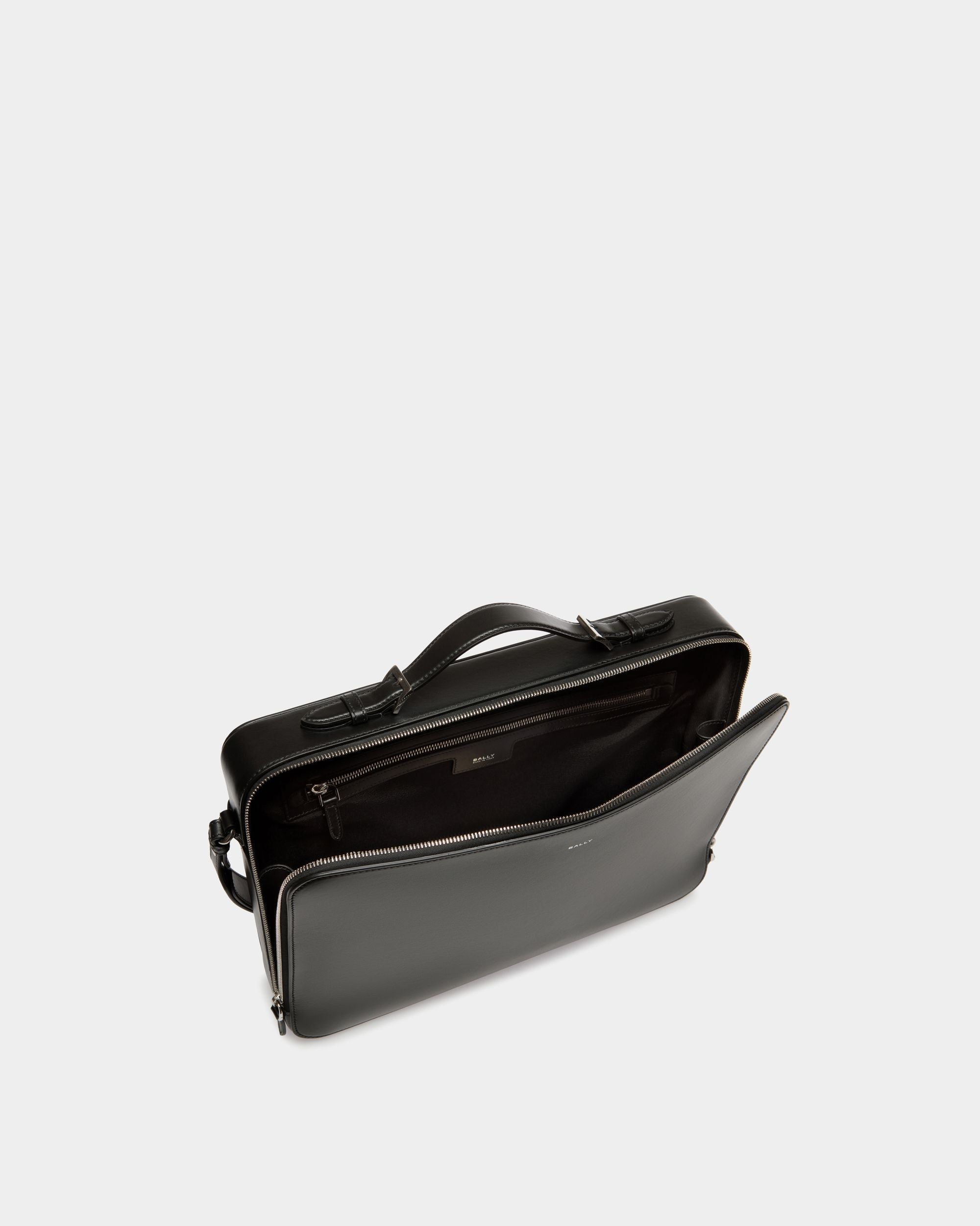Bally Global - Cartable Deco En Cuir Noir - Noir
