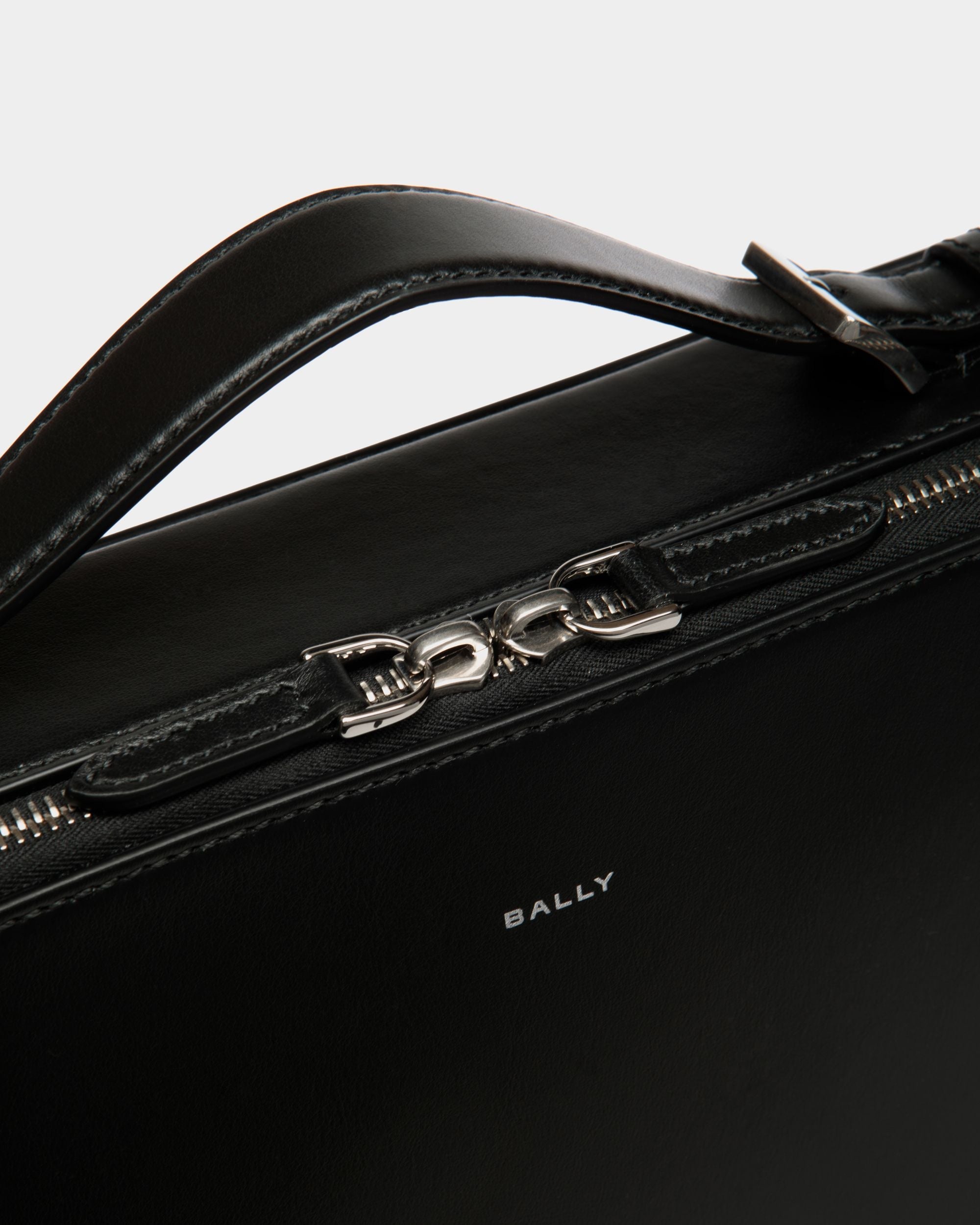 Bally Global - Cartable Deco En Cuir Noir - Noir