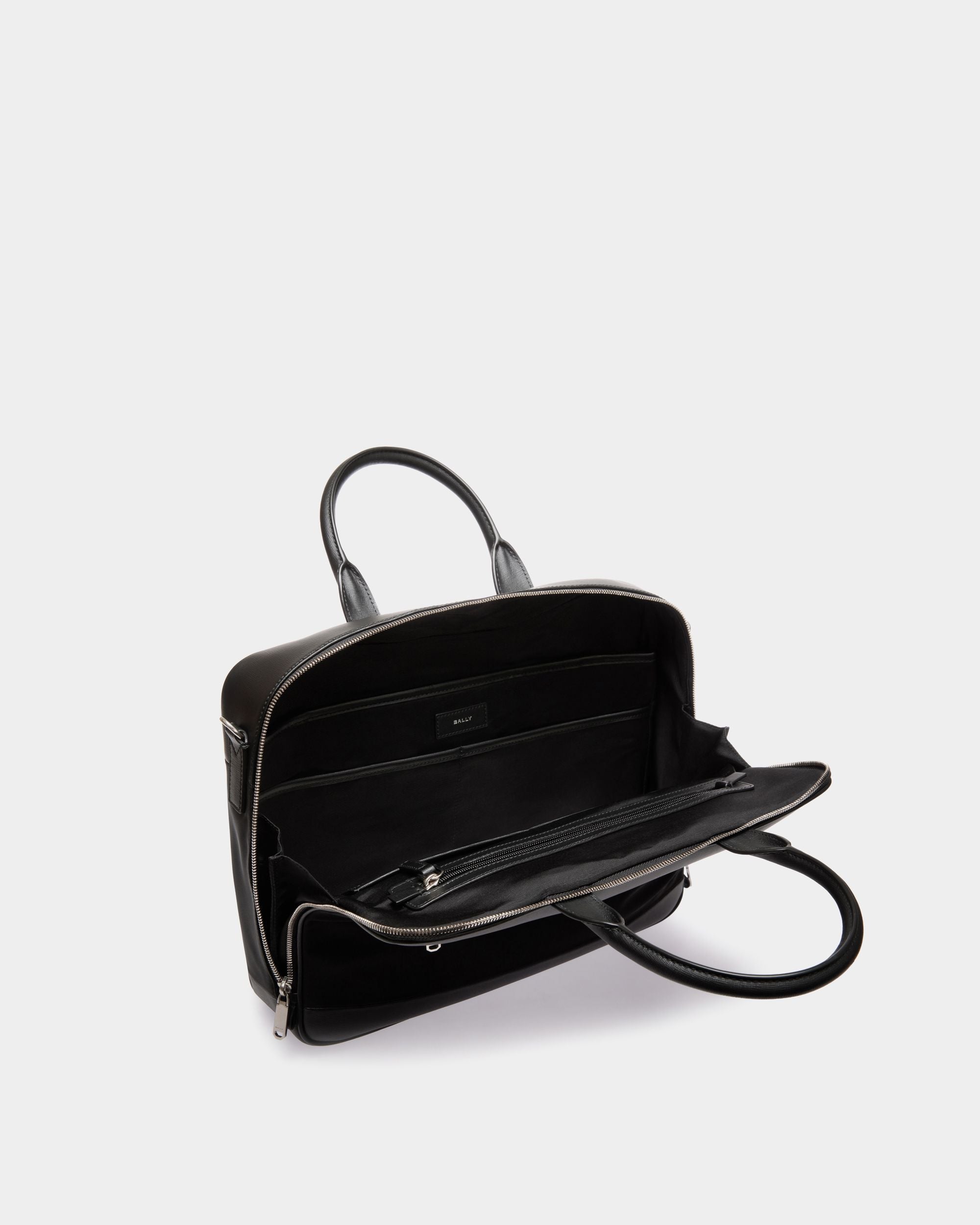 Bally Global - Vogel Brief Case In Black Nylon - Black