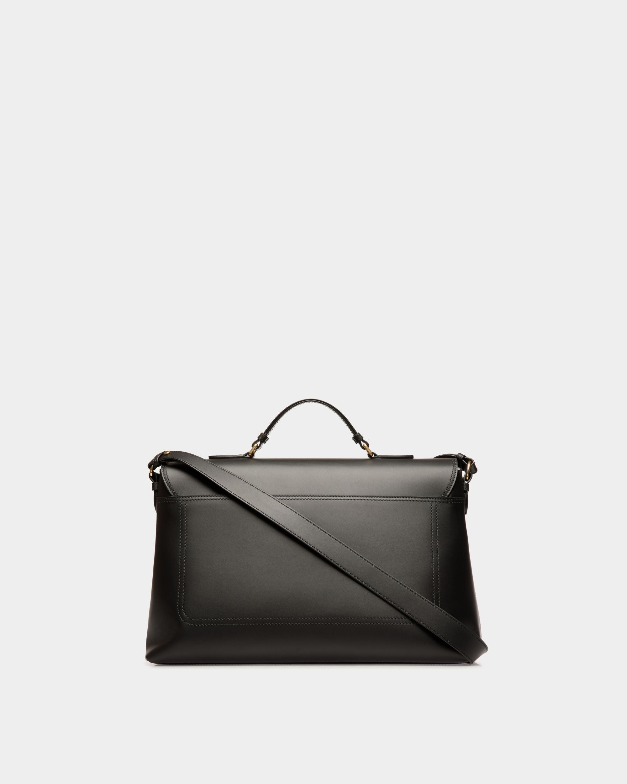 Bally Global - Ray Crossbody Bag in Black Leather - Black
