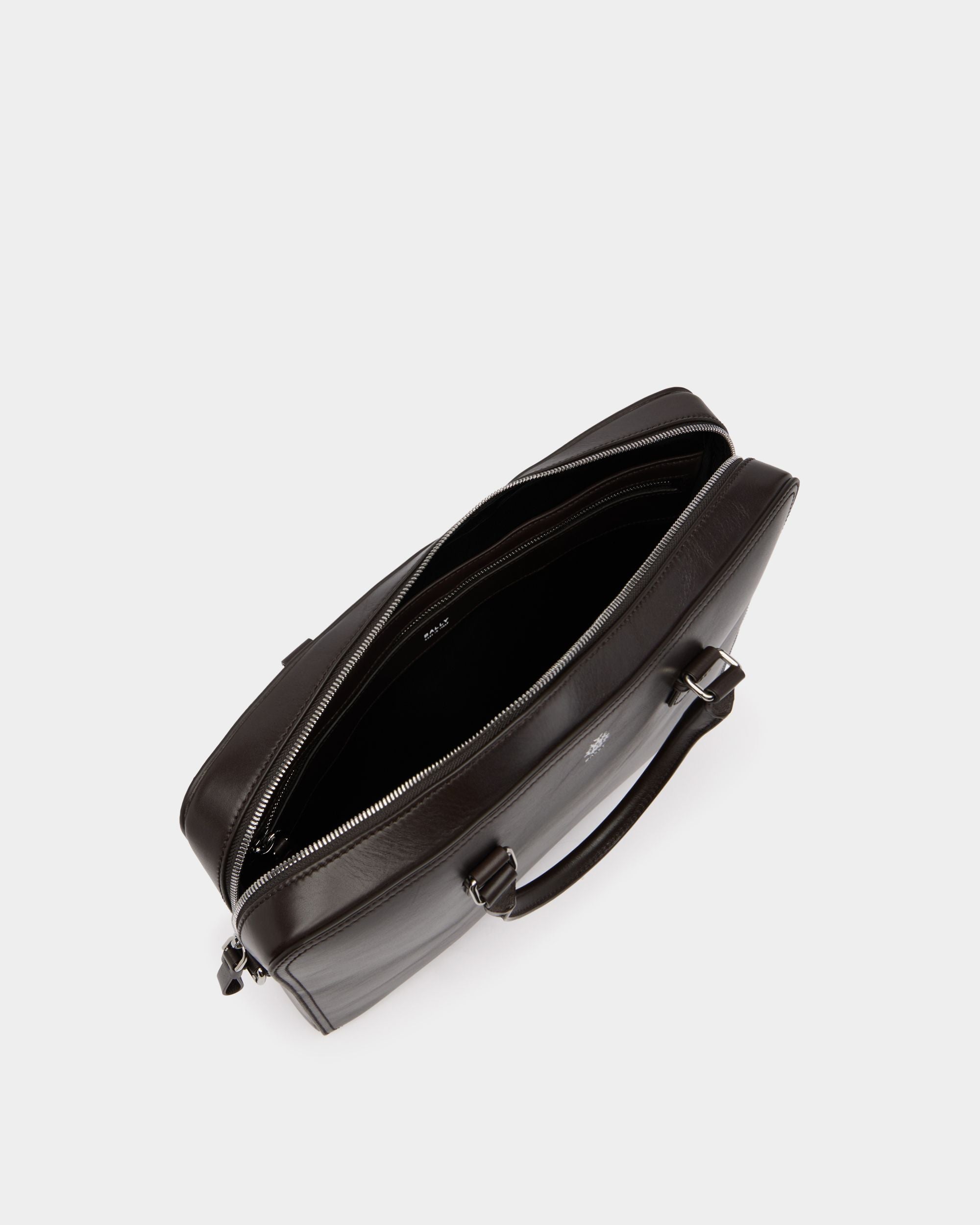 Bally Global - Ray Briefcase in Chocolate Leather - Brown