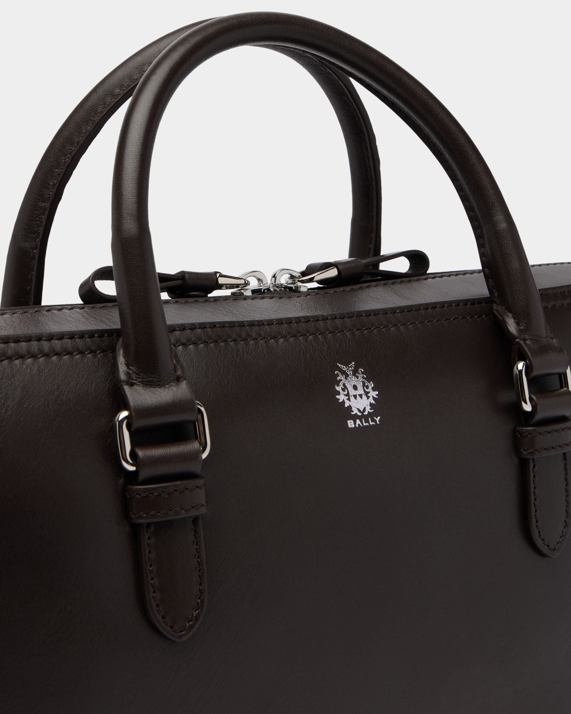 Bally Global - Ray Briefcase in Chocolate Leather - Brown