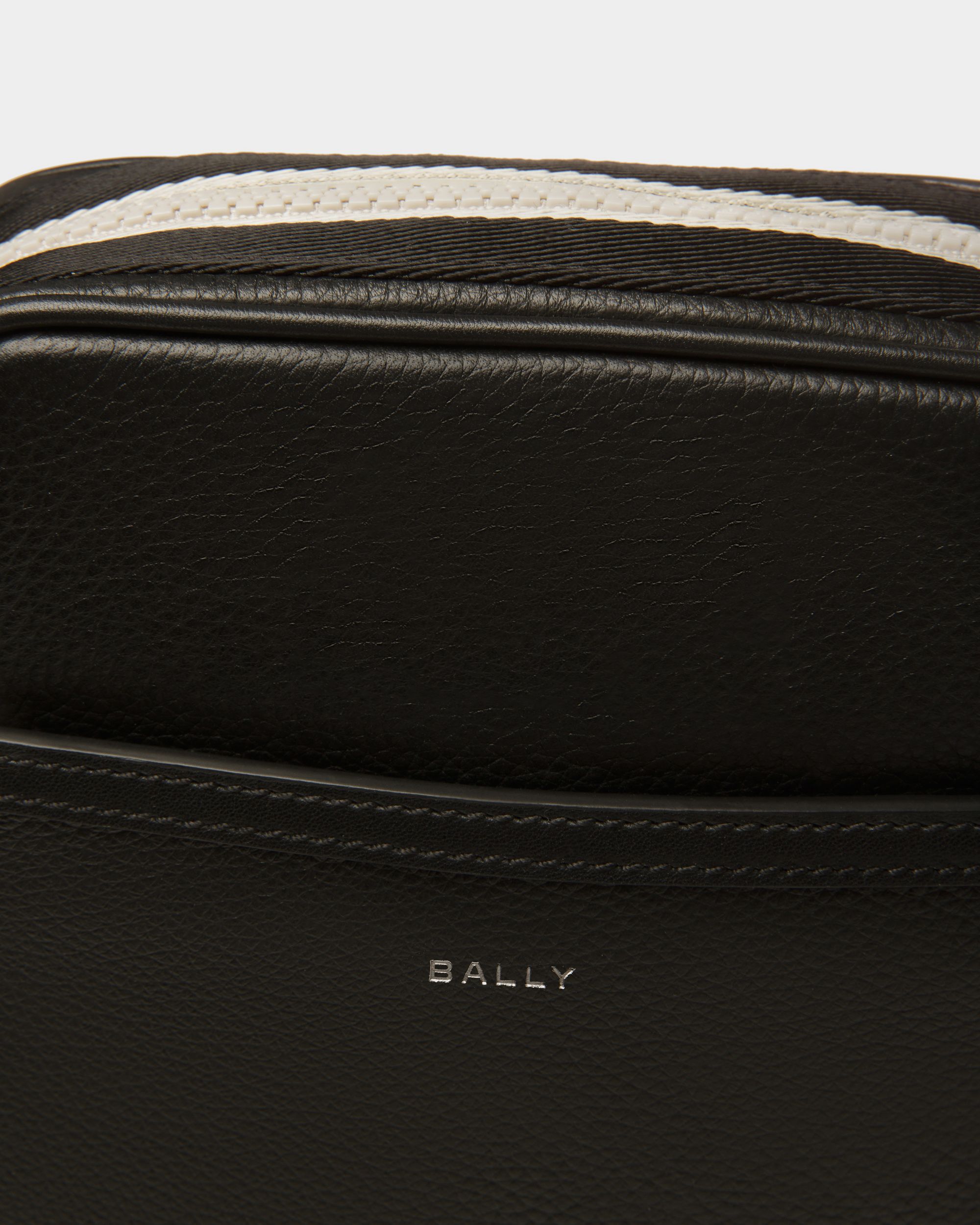 Bally Global - Ribbon Crossbody Bag In Black Leather - Black