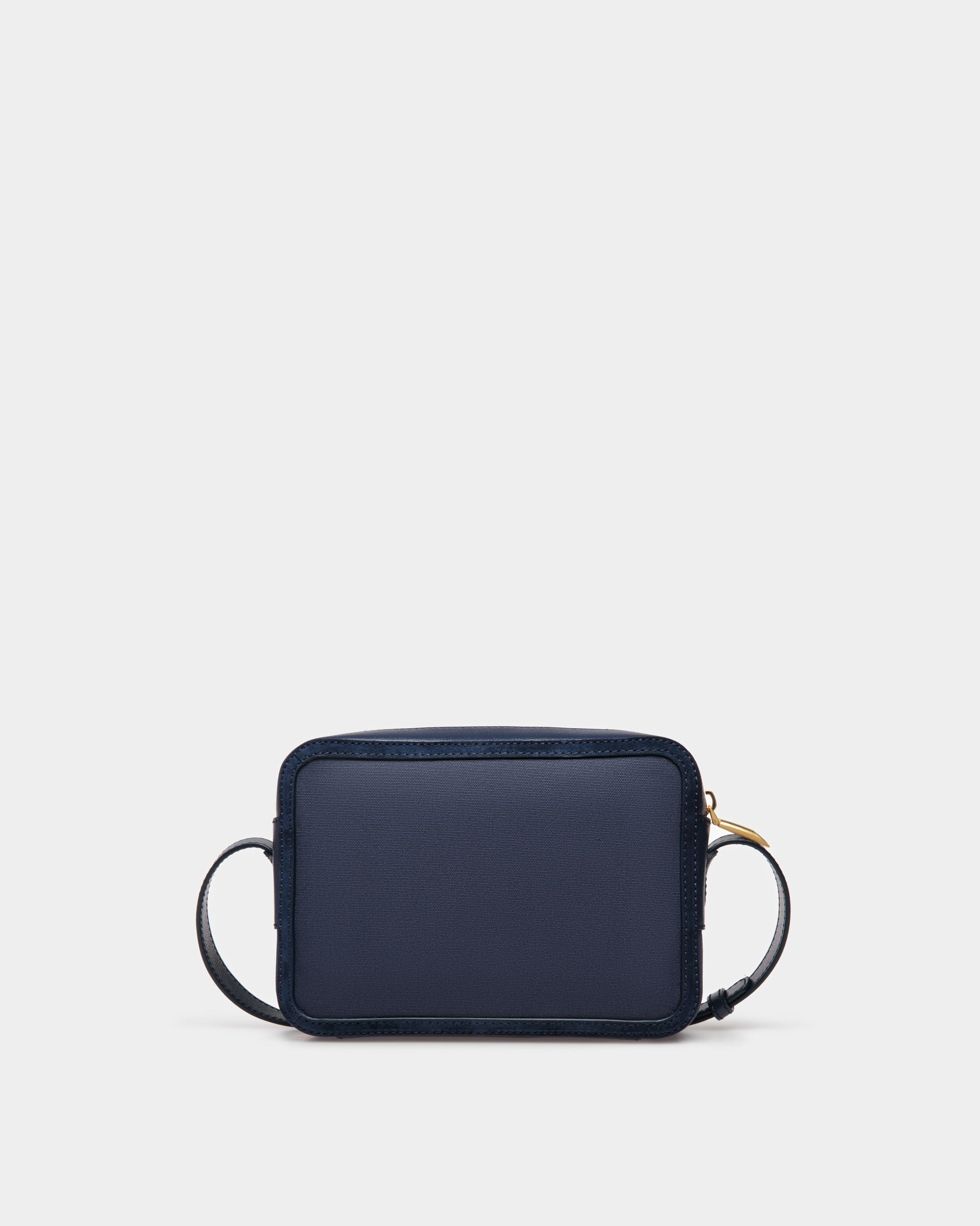 Bally Global - Gare Crossbody Bag In Marine Fabric - Blue