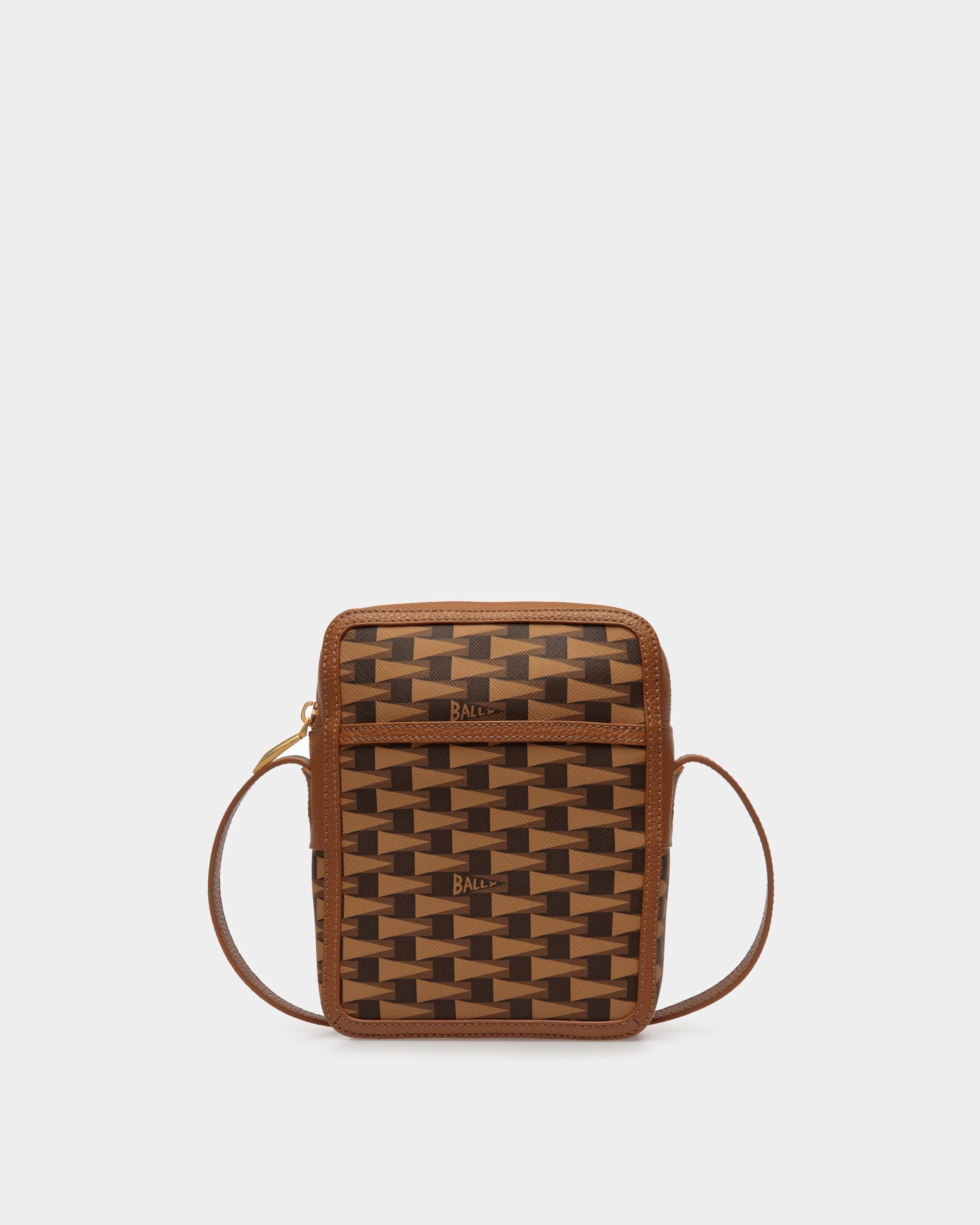 Bally Global - Pennant Crossbody Bag In Desert TPU - Brown