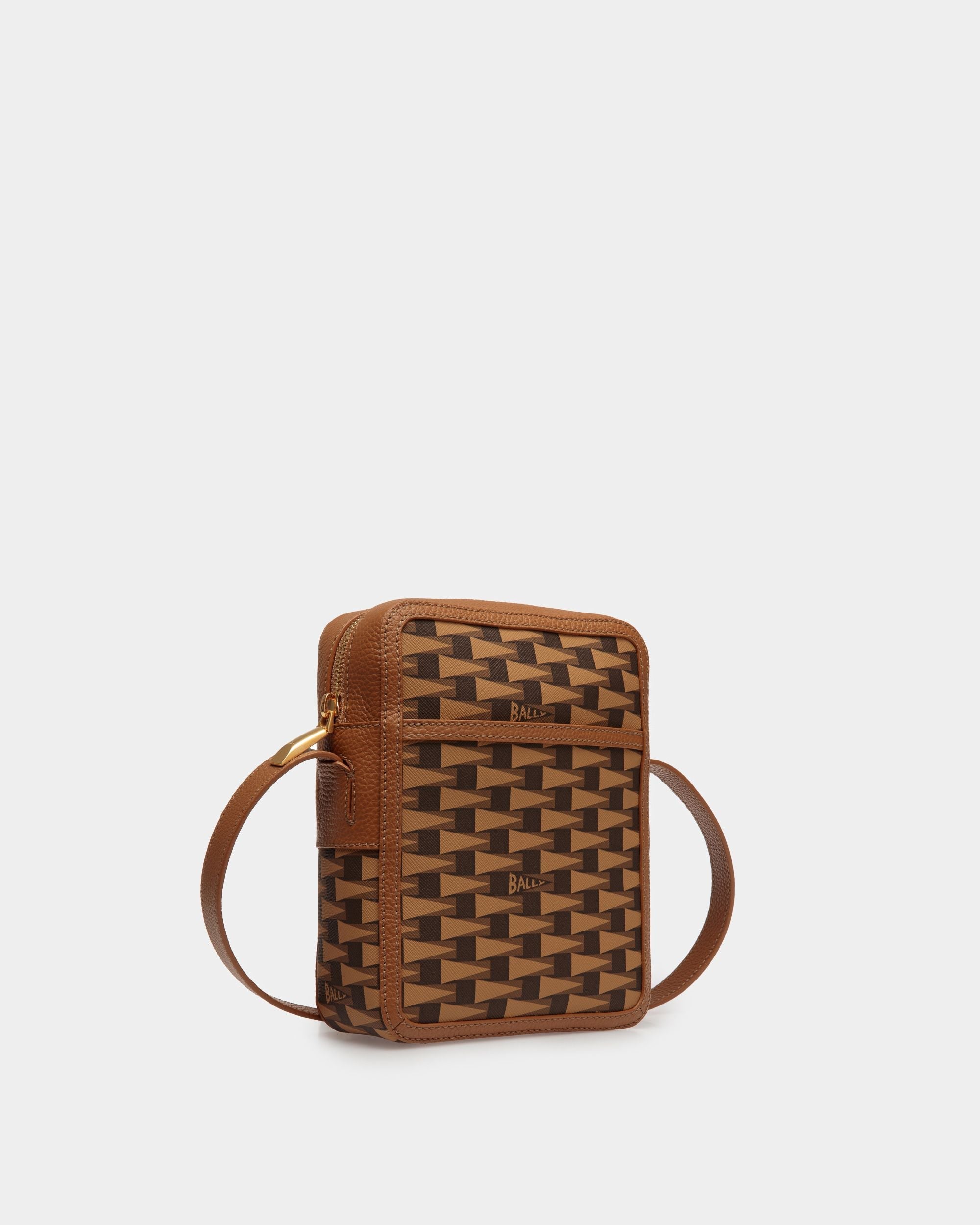Bally Global - Pennant Crossbody Bag In Desert TPU - Brown