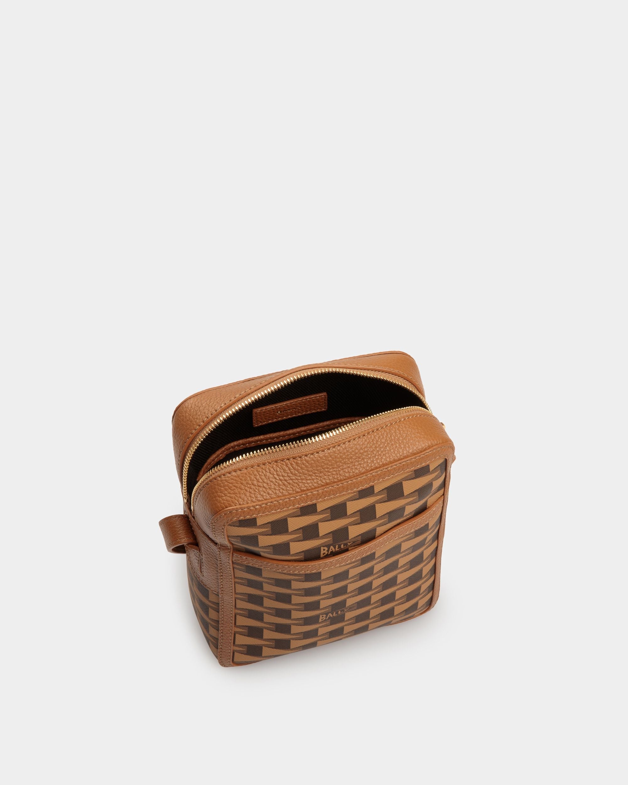 Bally Global - Pennant Crossbody Bag In Desert TPU - Brown