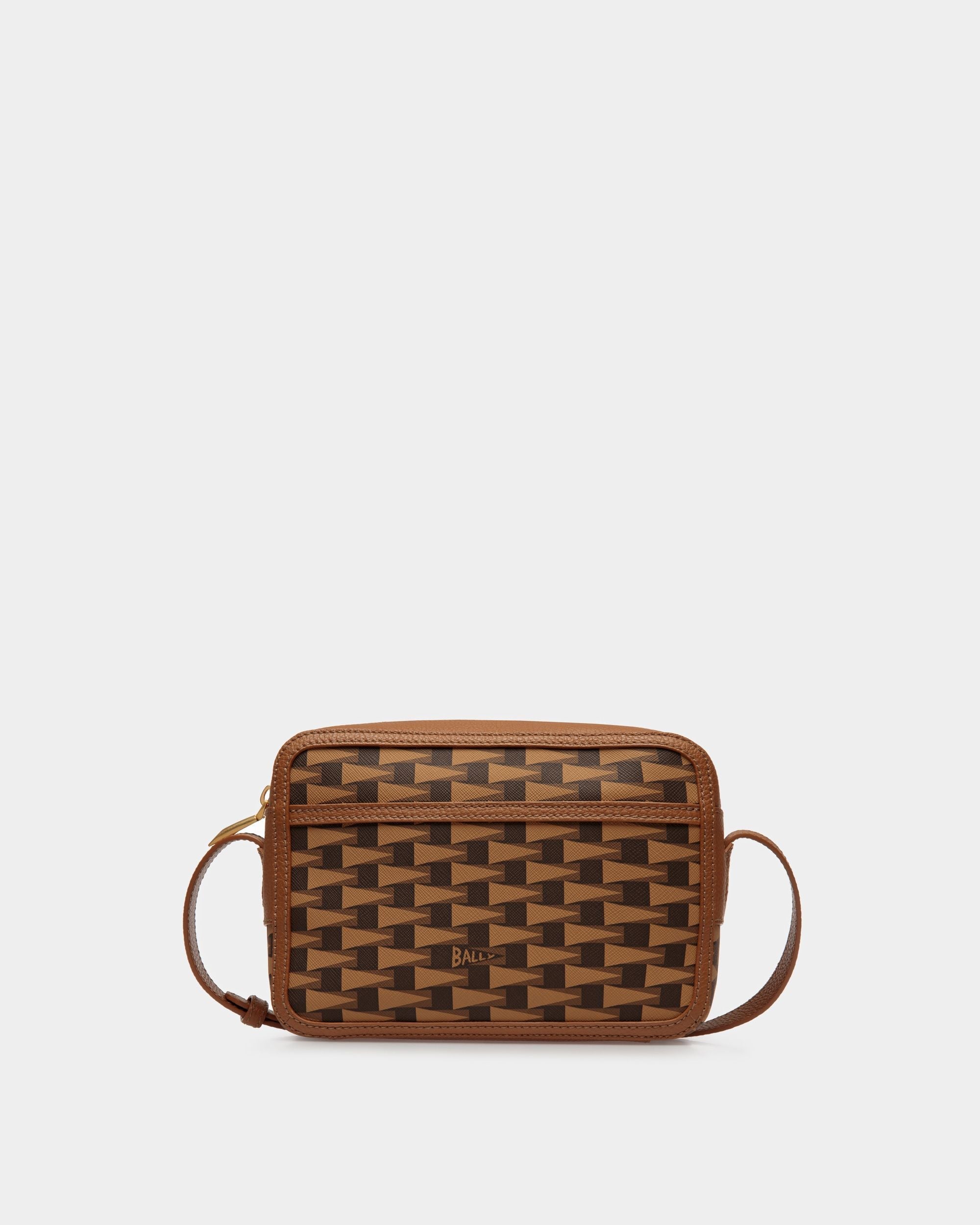 Bally Global - Bandolera Pennant De Tpu Color Desierto - Marrón