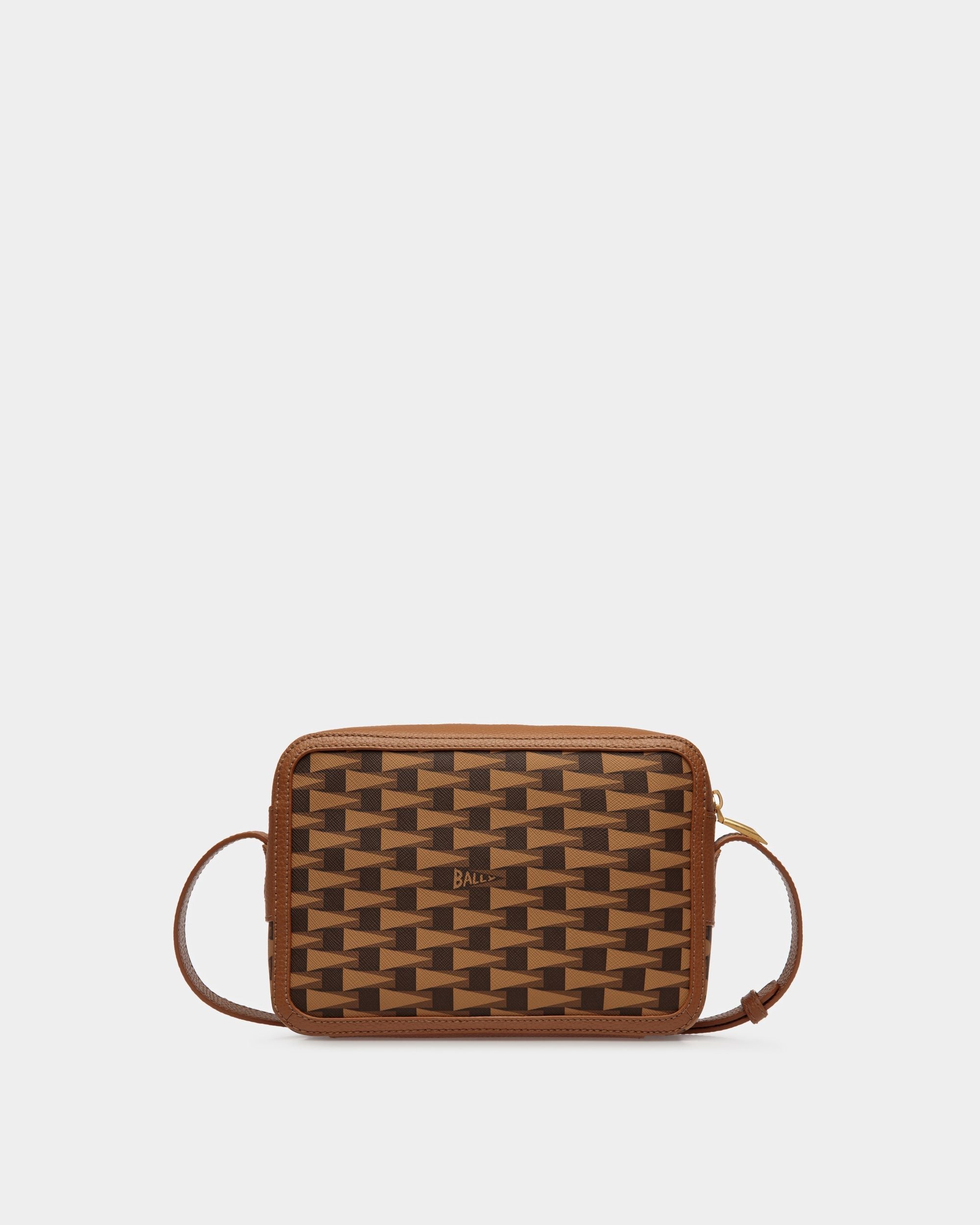 Bally Global - Bandolera Pennant De Tpu Color Desierto - Marrón