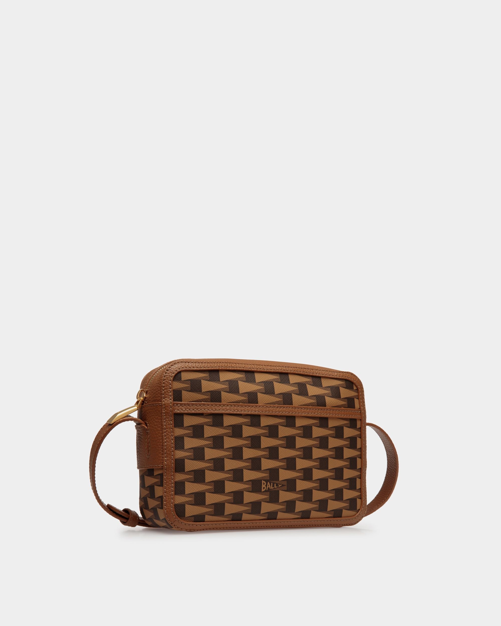 Bally Global - Bandolera Pennant De Tpu Color Desierto - Marrón