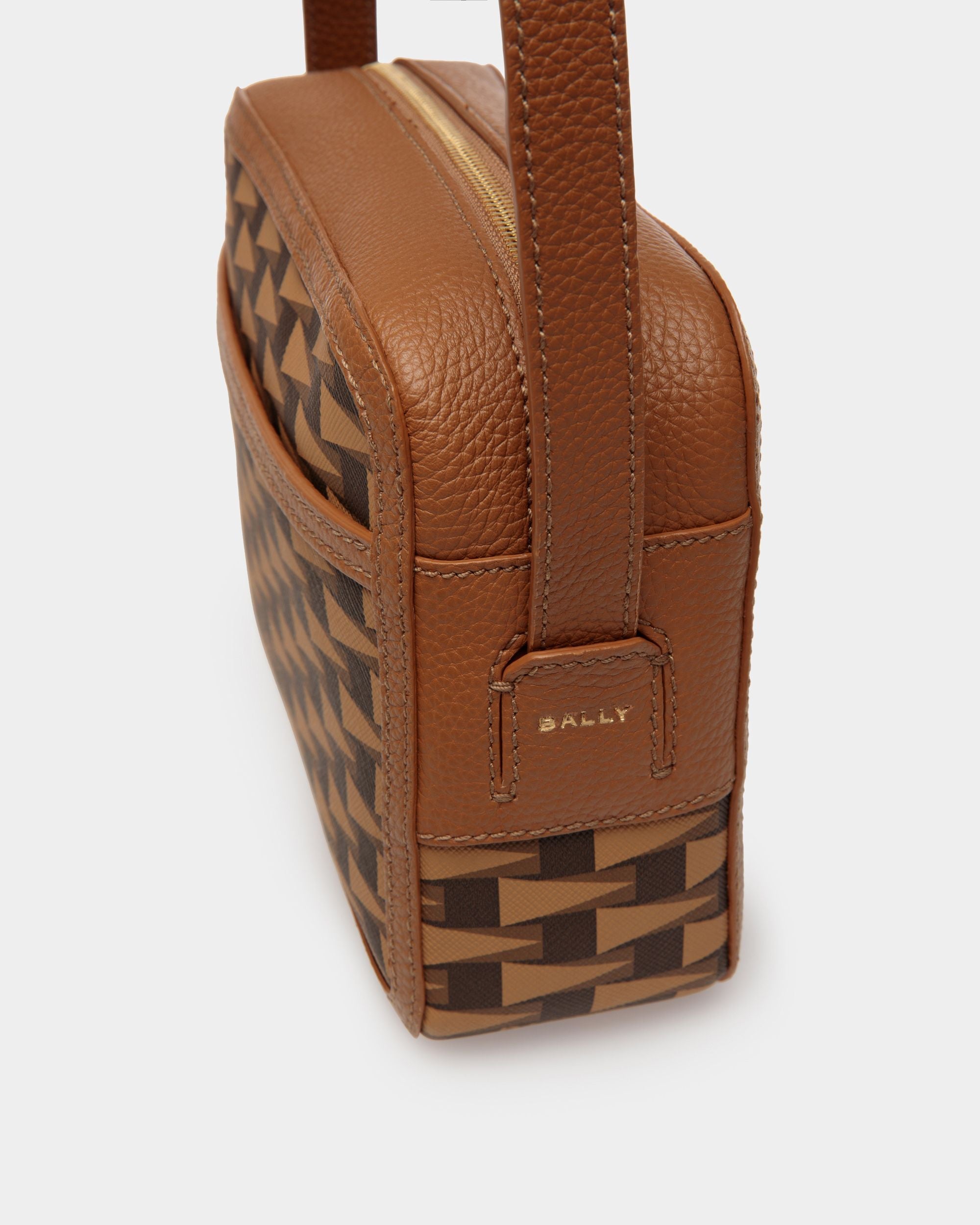 Bally Global - Bandolera Pennant De Tpu Color Desierto - Marrón