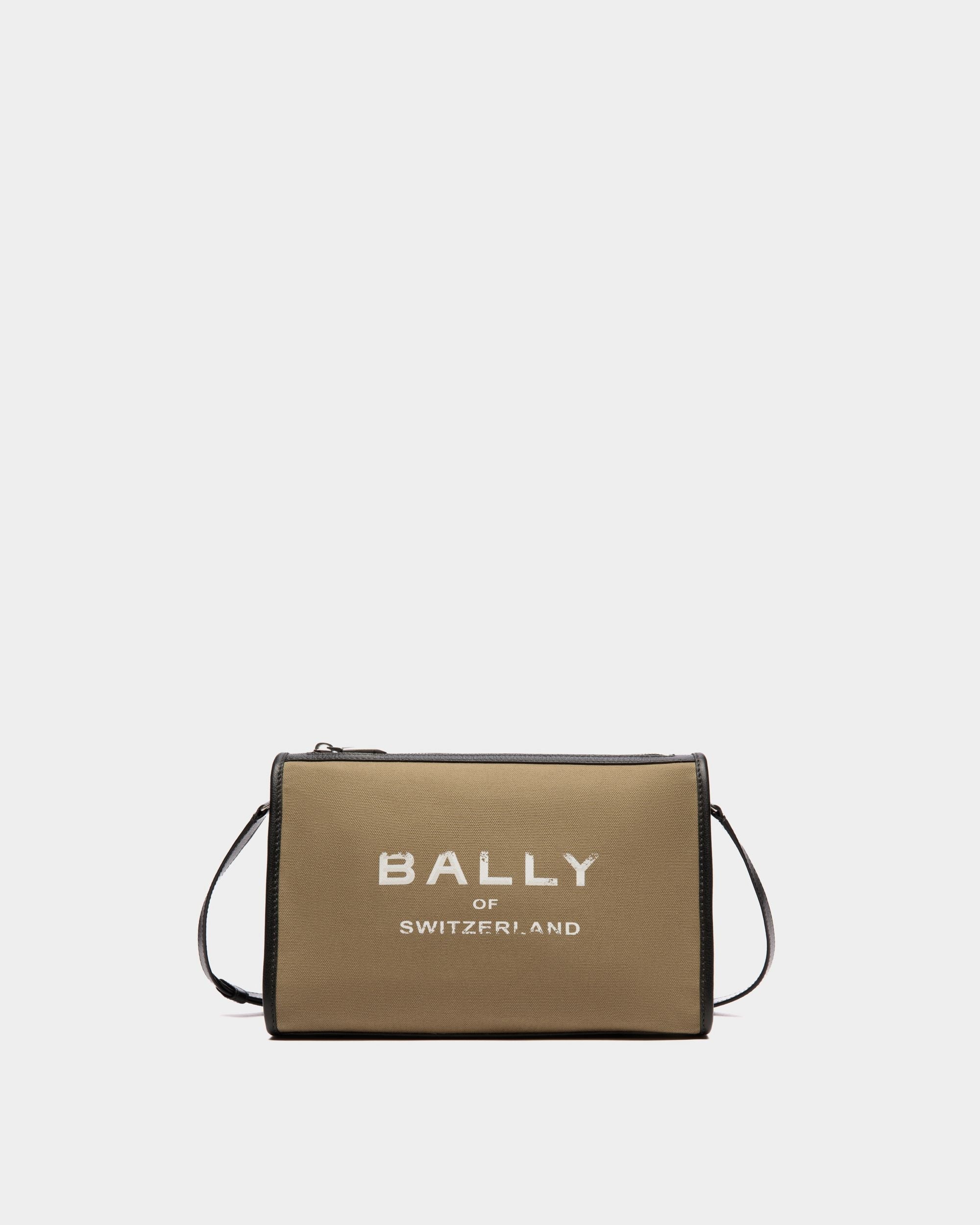 Bally Global - Sac À Bandoulière Arkle Logo En Toile Et Cuir - Vert