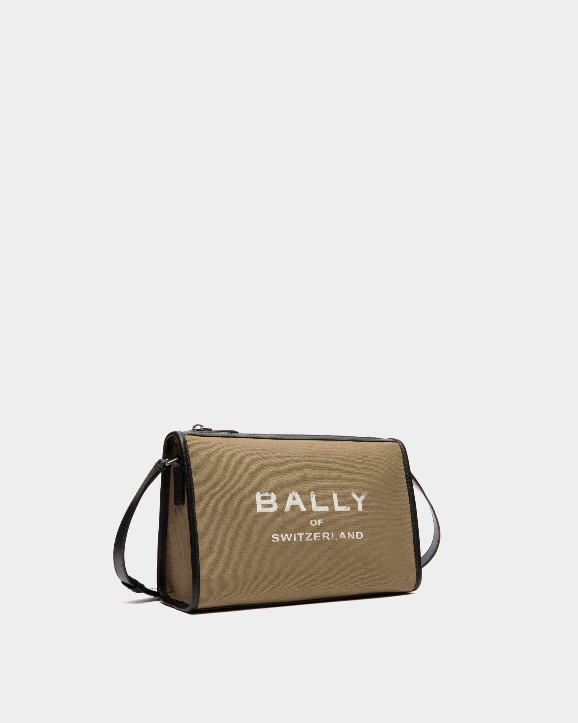 Bally Global - Sac À Bandoulière Arkle Logo En Toile Et Cuir - Vert