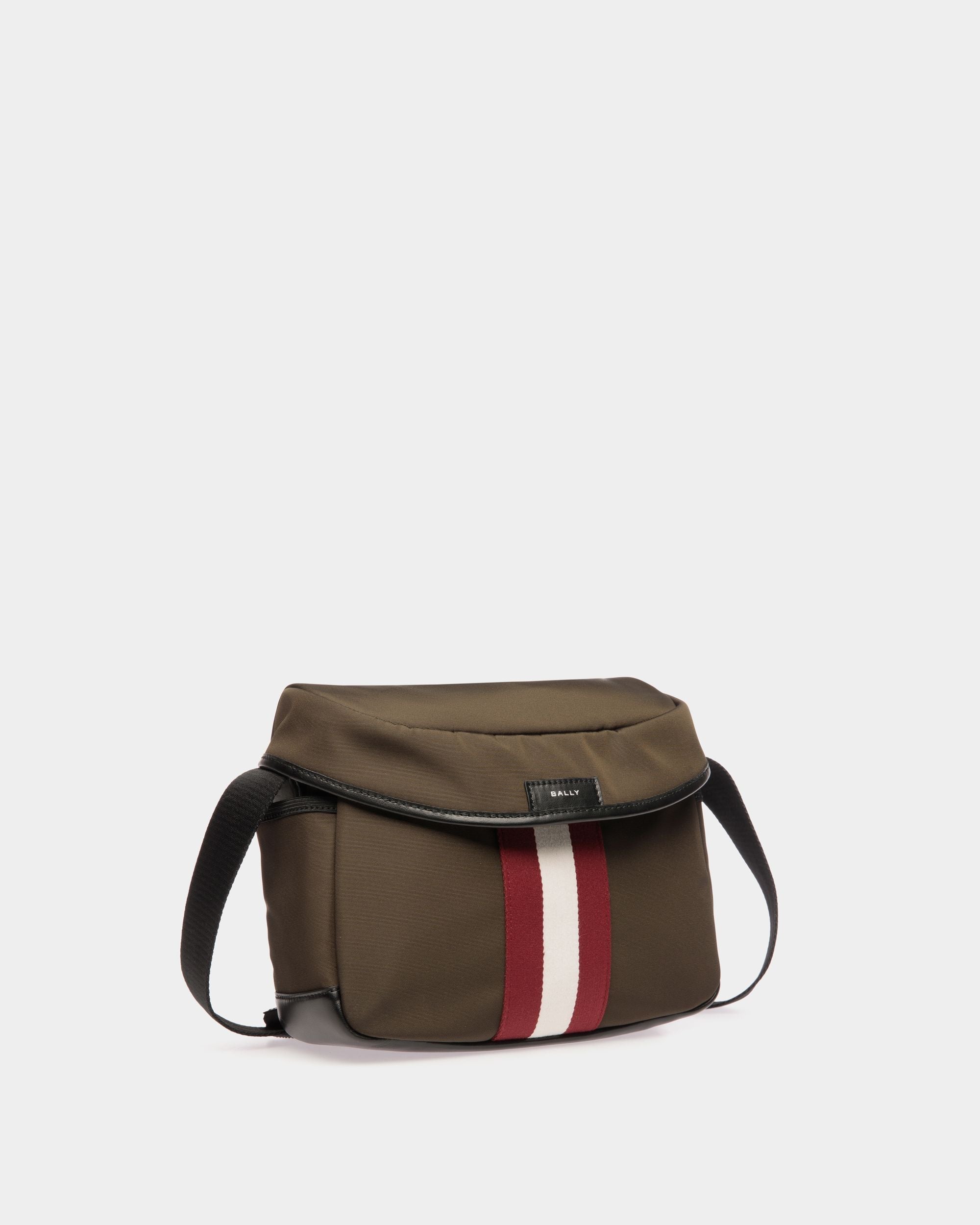 Bally Global - Code Crossbody Bag In Military Green Nylon - Green