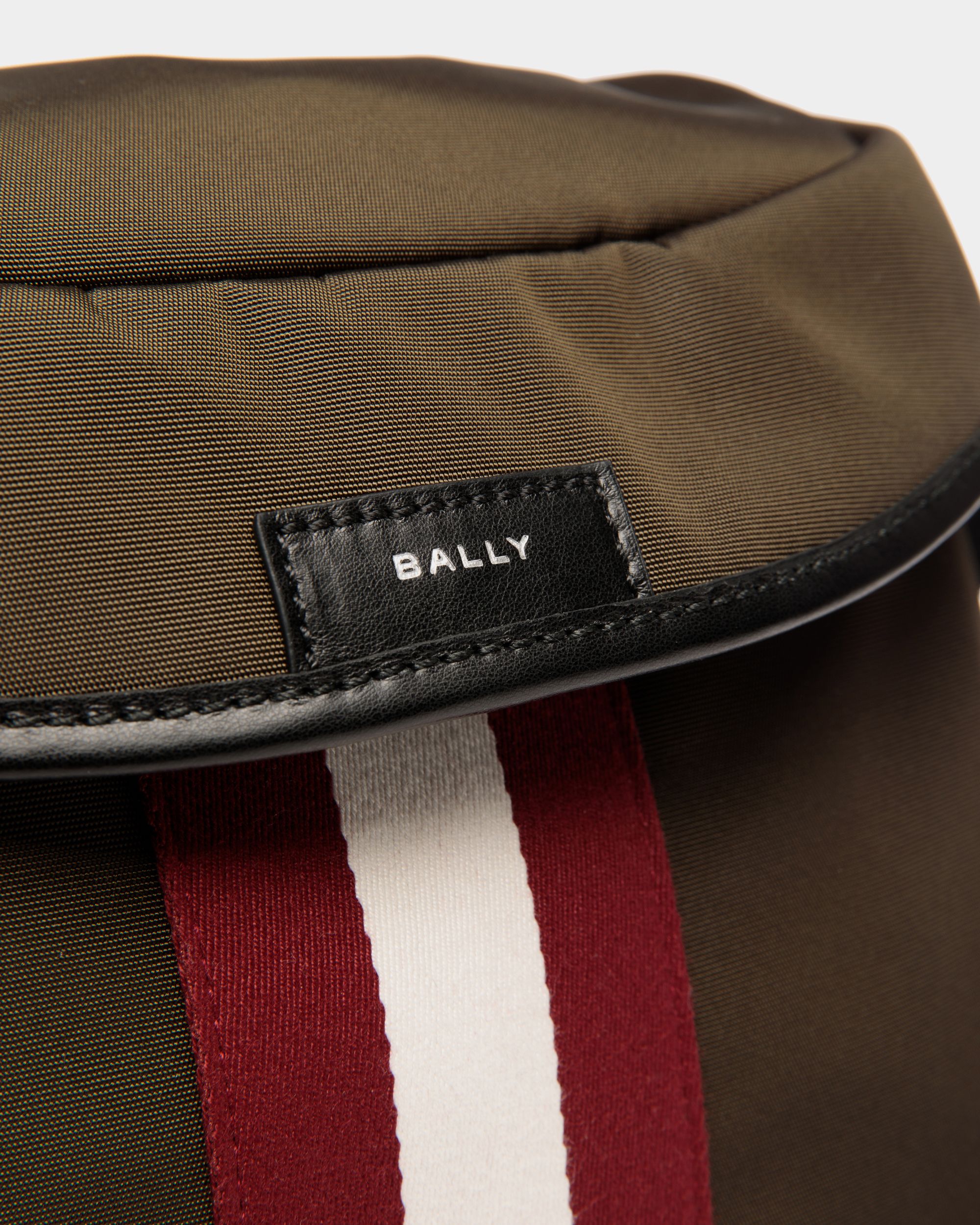 Bally Global - Code Crossbody Bag In Military Green Nylon - Green