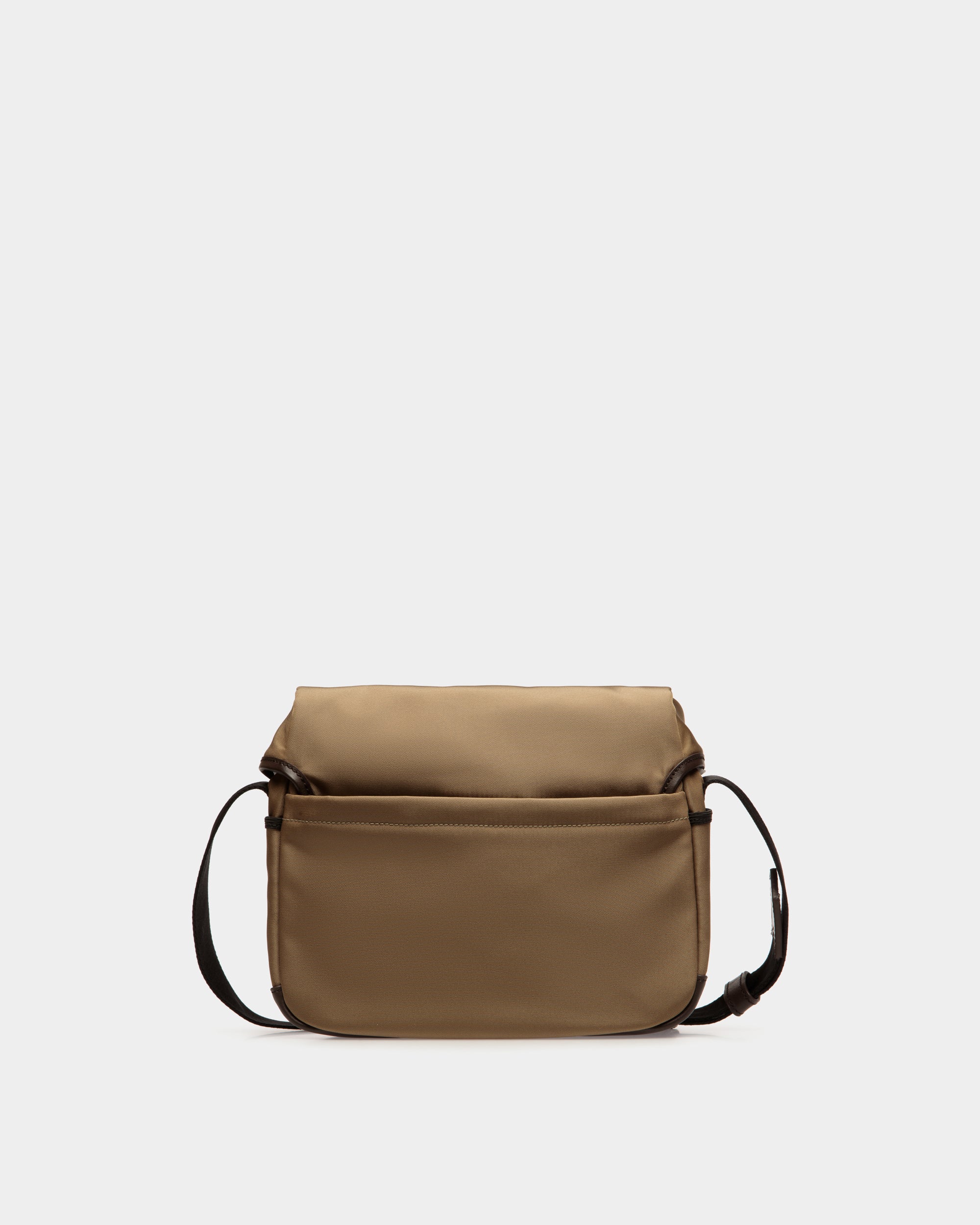 Bally Global - Code Crossbody Bag in Camel Nylon - Beige