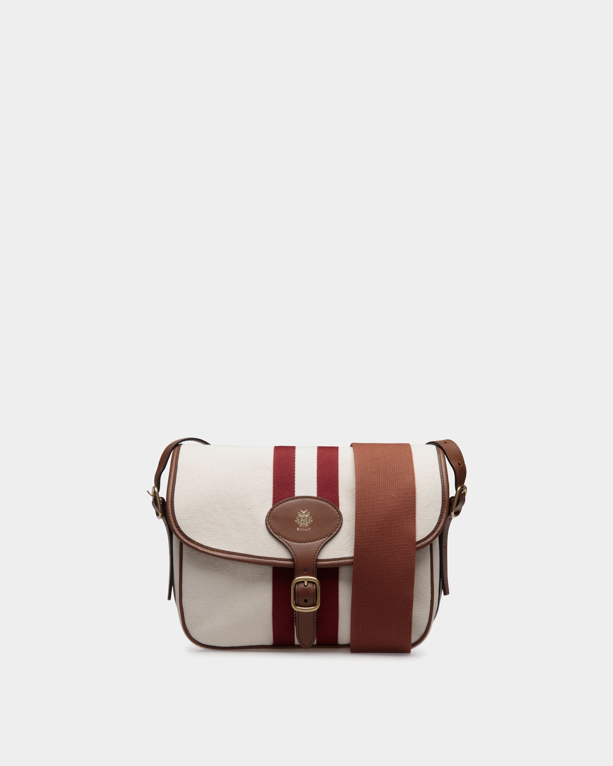 Bally Global - Beckett Shoulder Bag In Brown Fabric - Brown