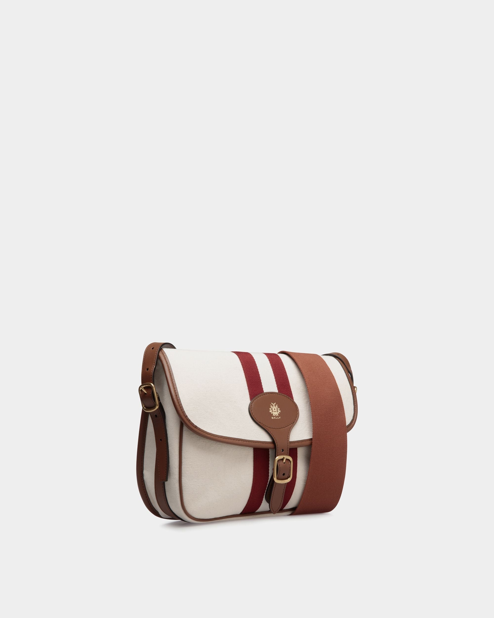 Bally Global - Beckett Shoulder Bag In Brown Fabric - Brown