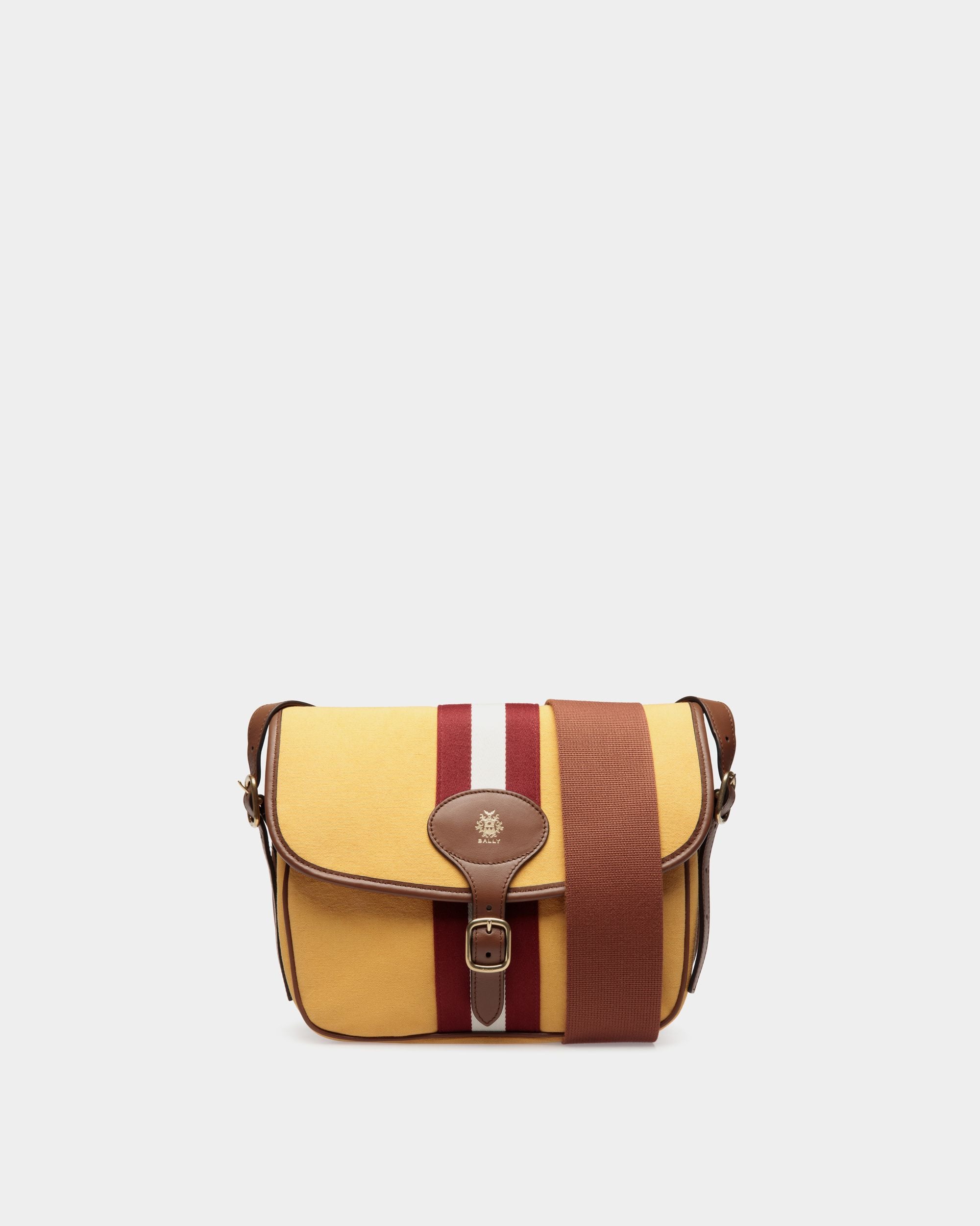 Bally Global - Beckett Shoulder Bag In Brown Fabric - Brown