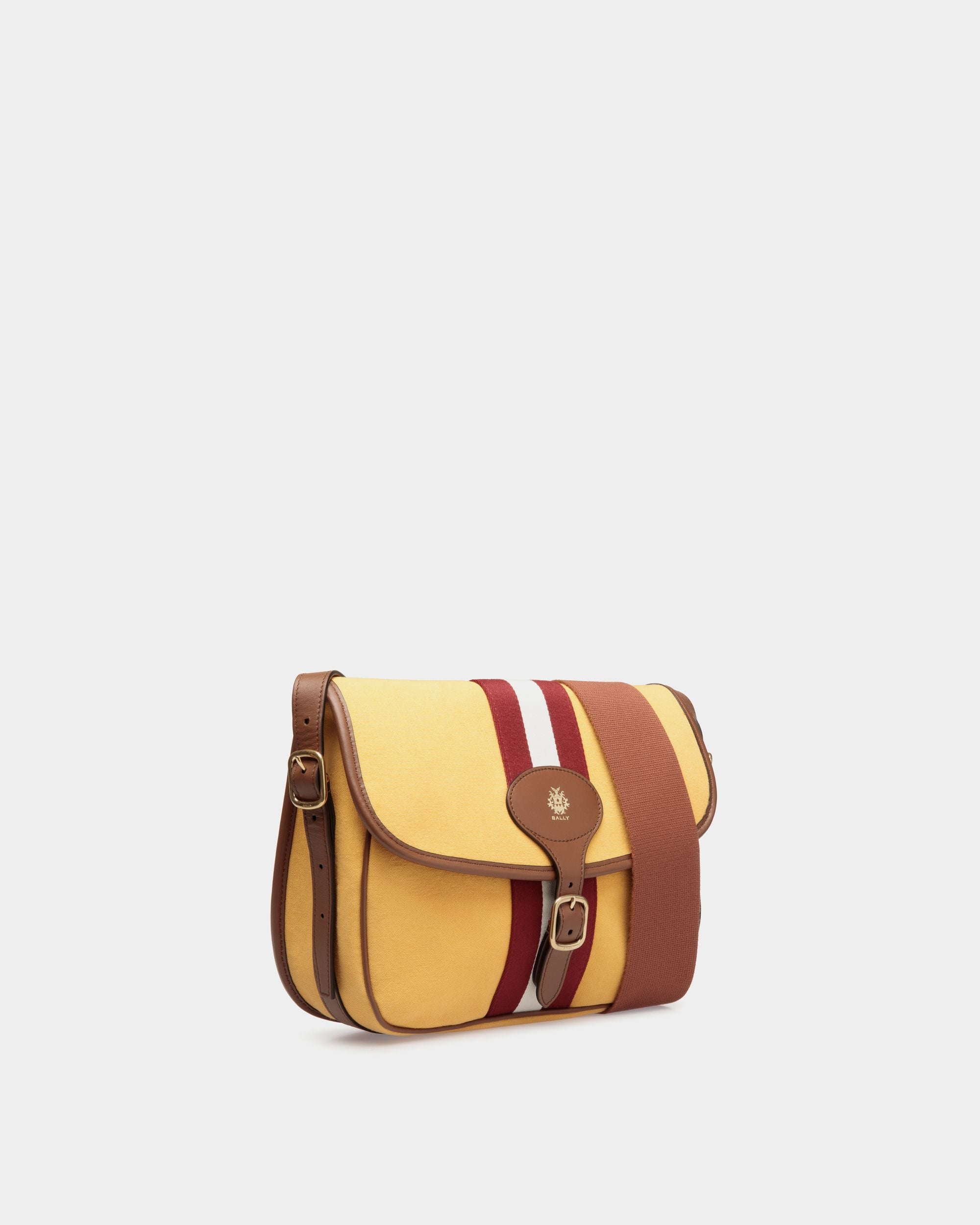 Bally Global - Beckett Shoulder Bag In Brown Fabric - Brown