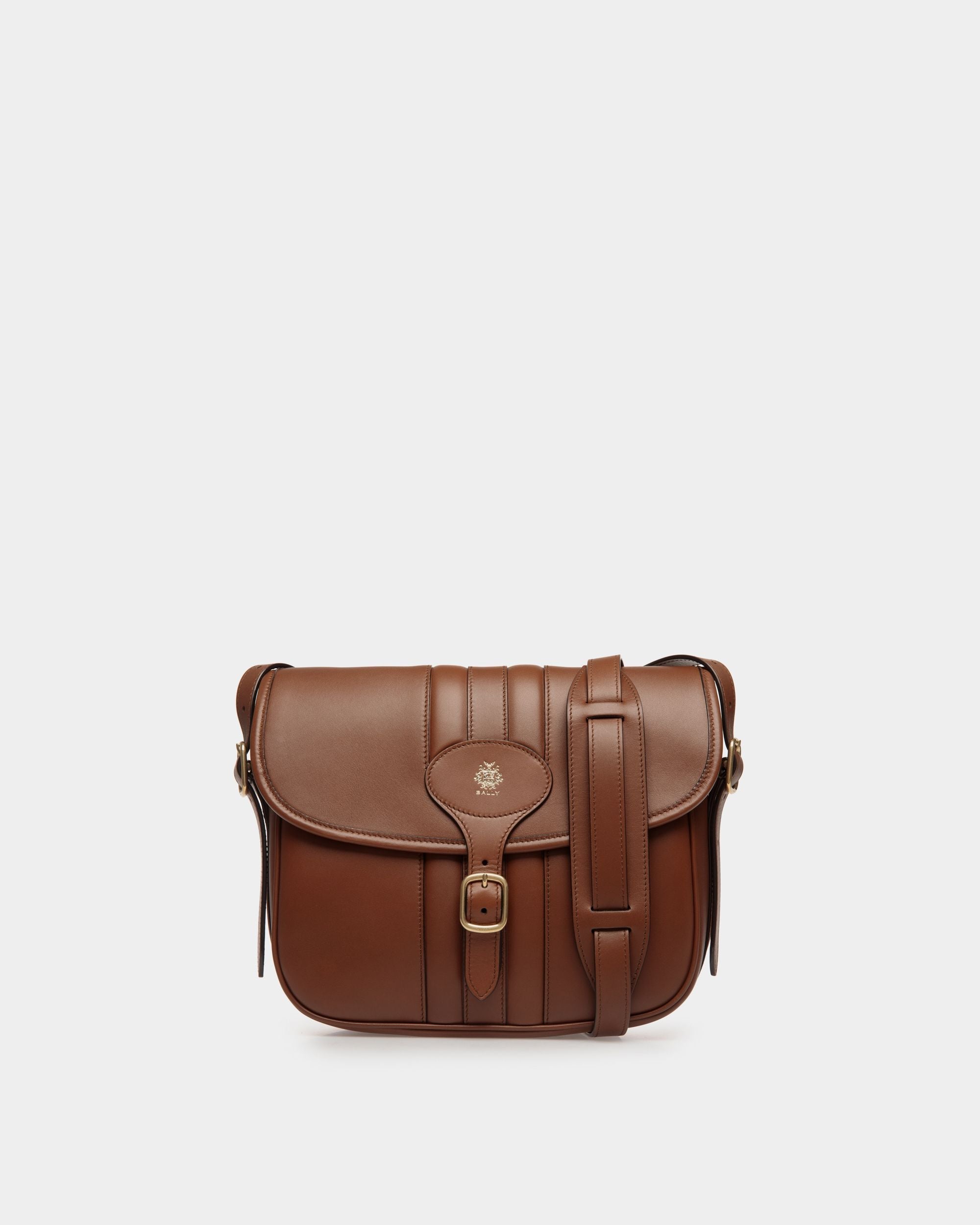 Bally Global - Beckett Crossbody Bag in Brown Leather - Marrón