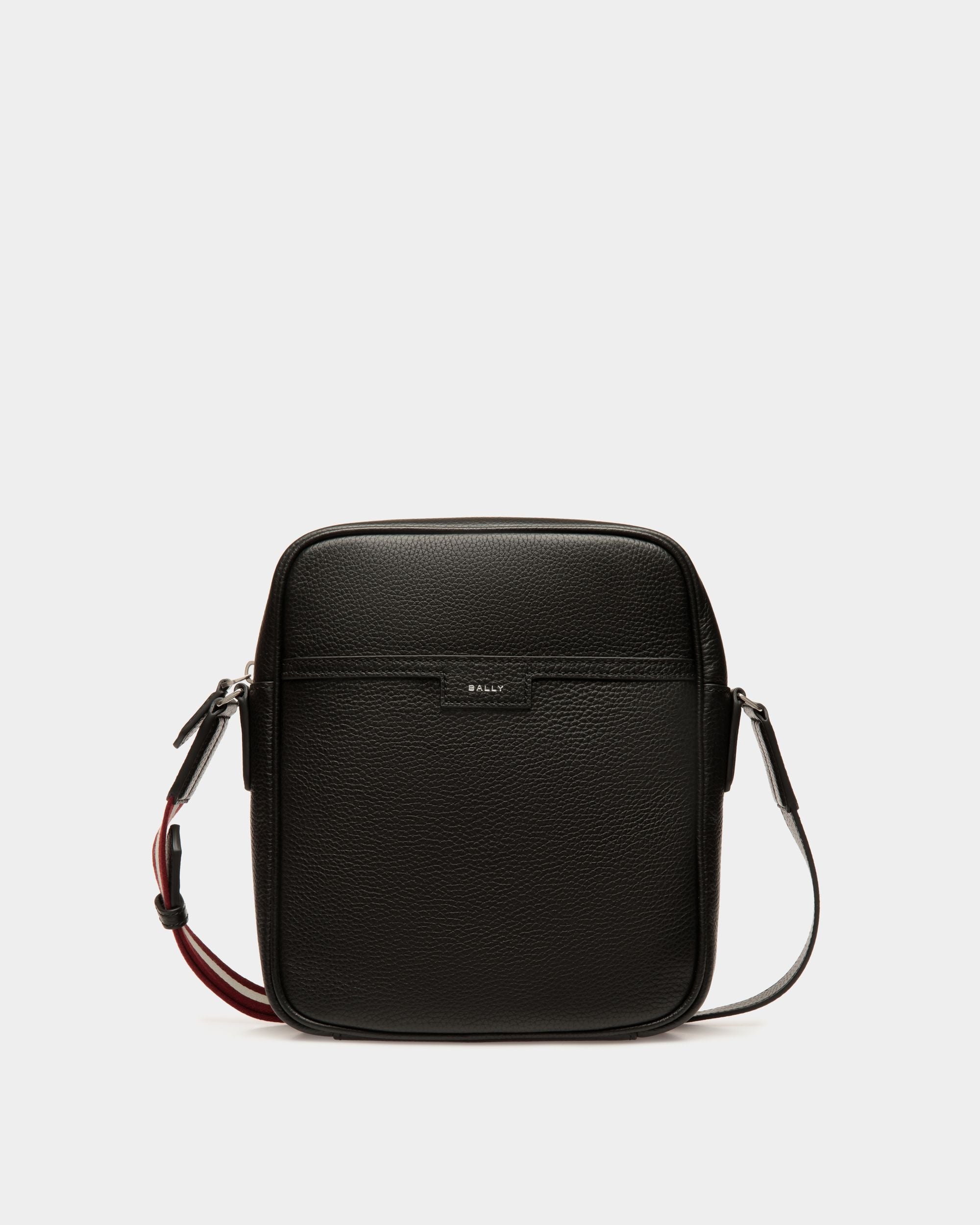 Bally Global - Code Crossbody Bag in Leather - Noir