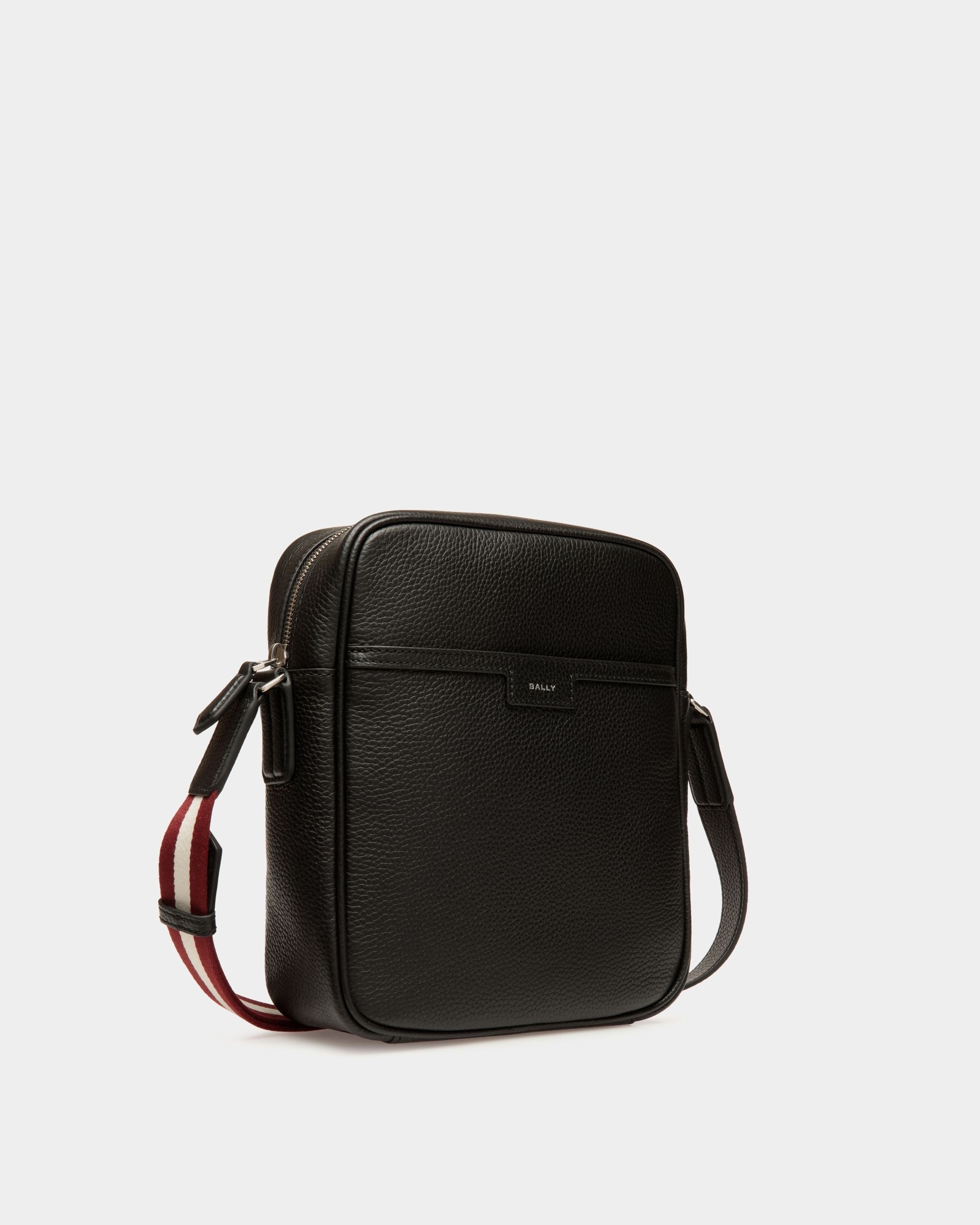 Bally Global - Code Crossbody Bag in Leather - Noir
