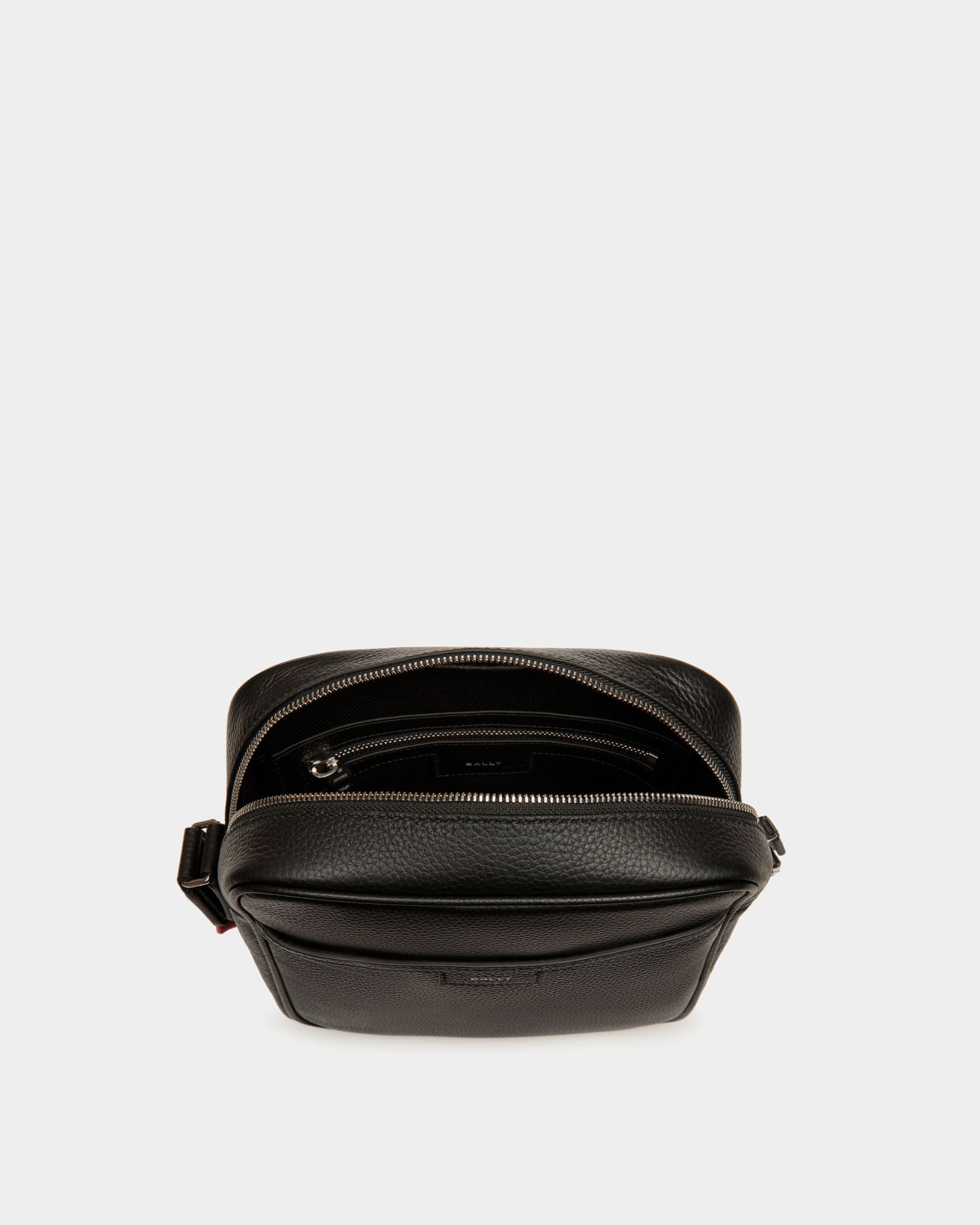 Bally Global - Code Crossbody Bag in Leather - Noir