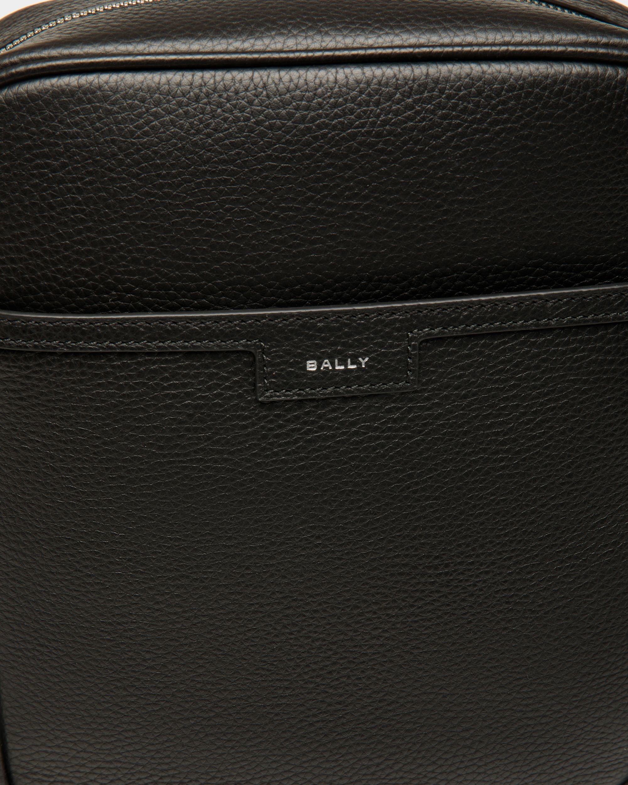 Bally Global - Code Crossbody Bag in Leather - Noir
