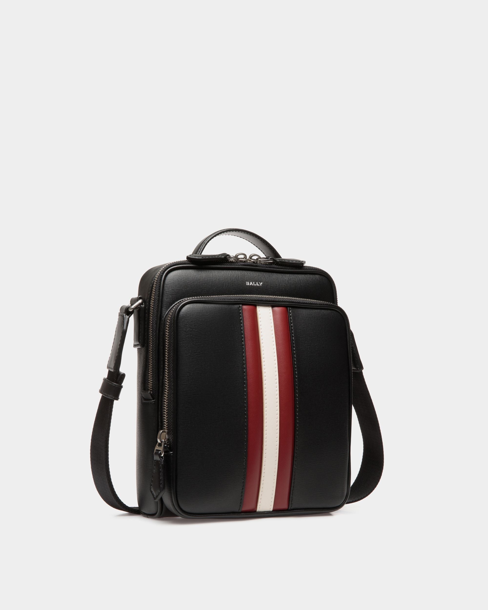 Bally Global - Sac À Bandoulière Mythos En Cuir Recyclé Noir - Noir
