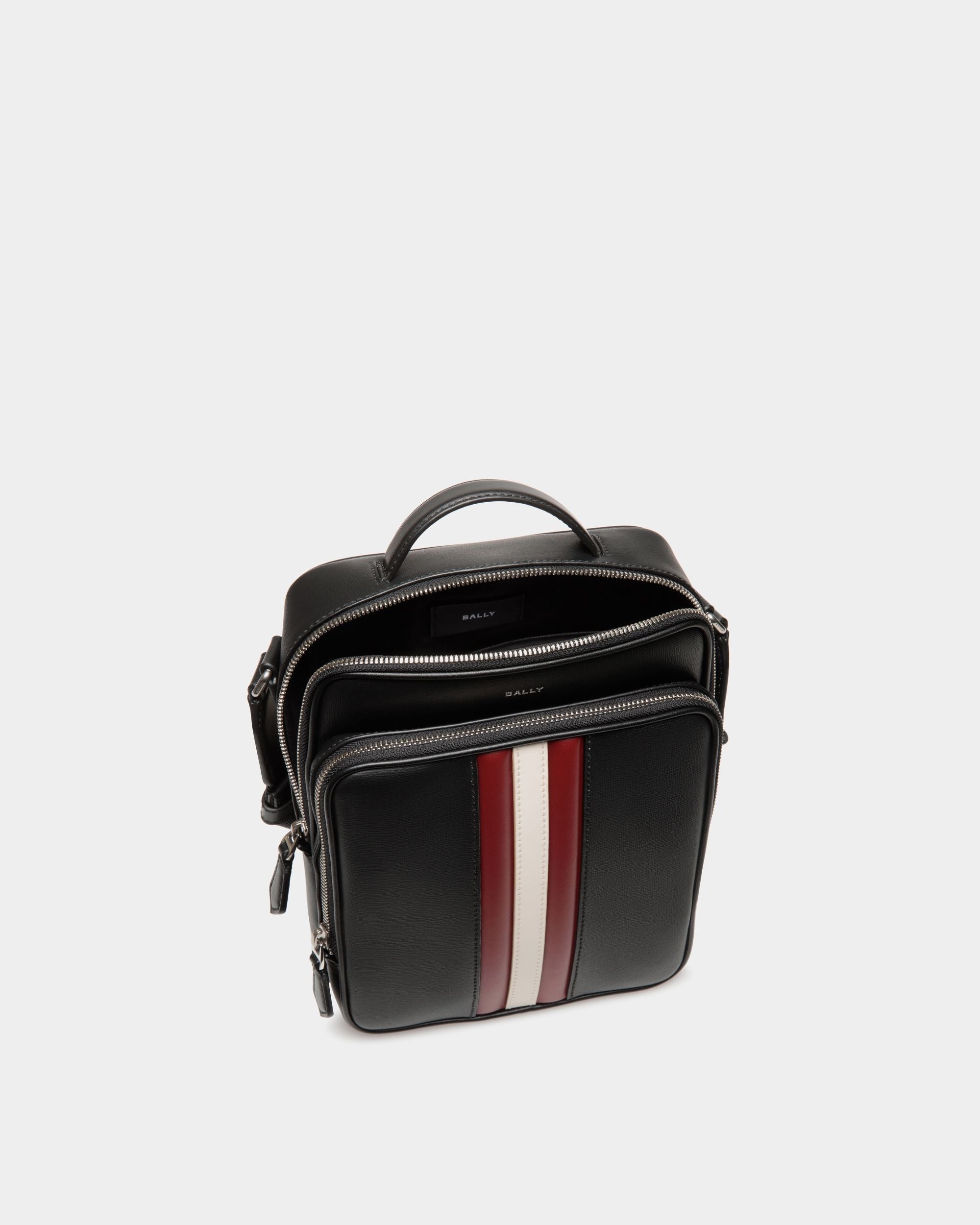 Bally Global - Sac À Bandoulière Mythos En Cuir Recyclé Noir - Noir