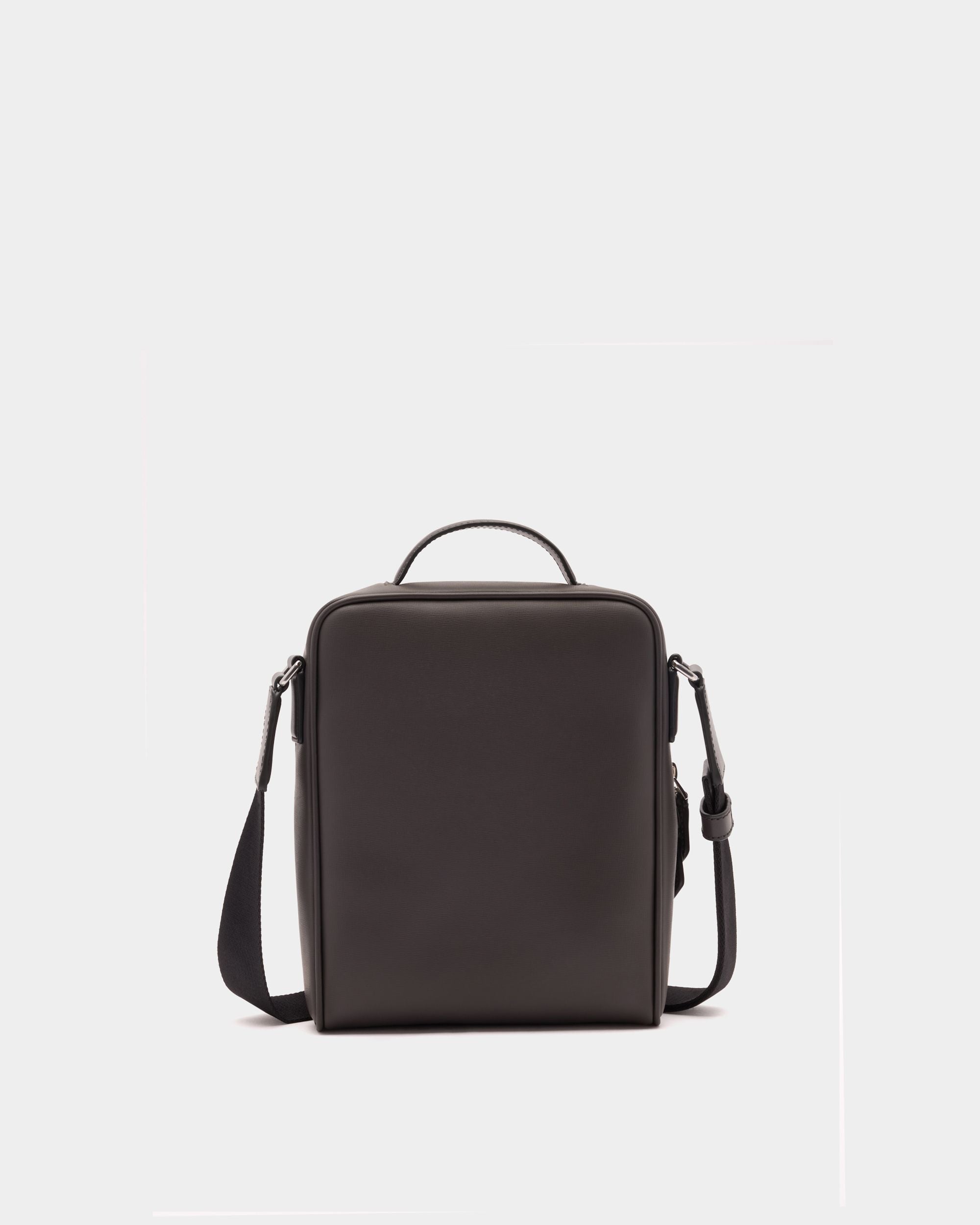 Bally Global - Mythos Crossbody Bag in Grey Recycled Leather - Grey
