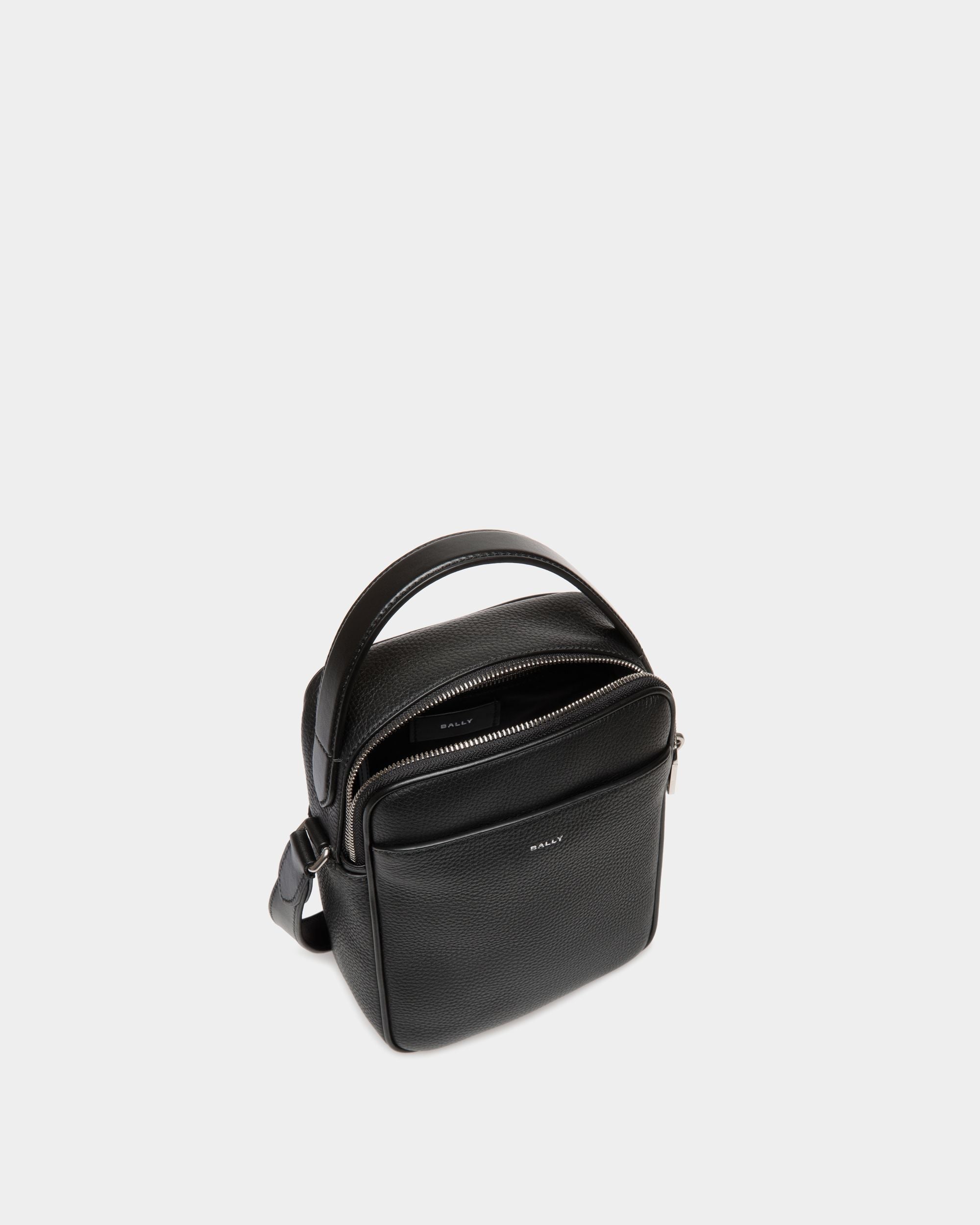 Bally Global - Oeden Crossbody Bag In Black Leather - Black