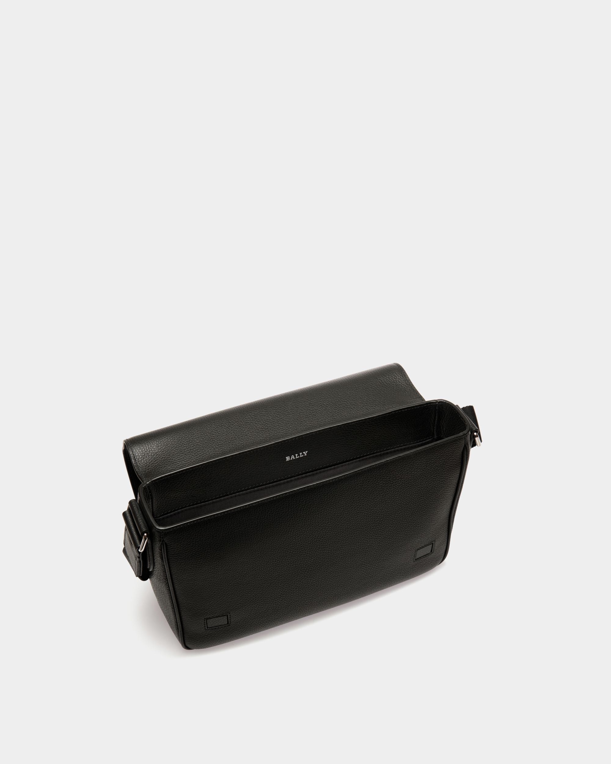 Bally Global - Shoulder Bag In Black Leather - Black