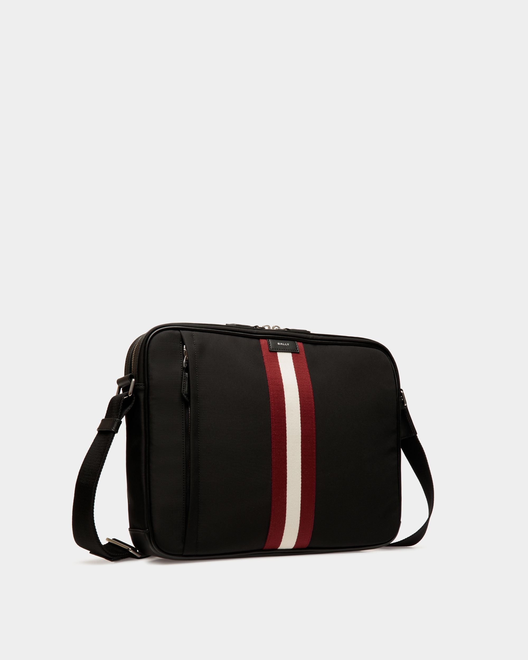 Bally Global - Code Messenger in Black Nylon - Black