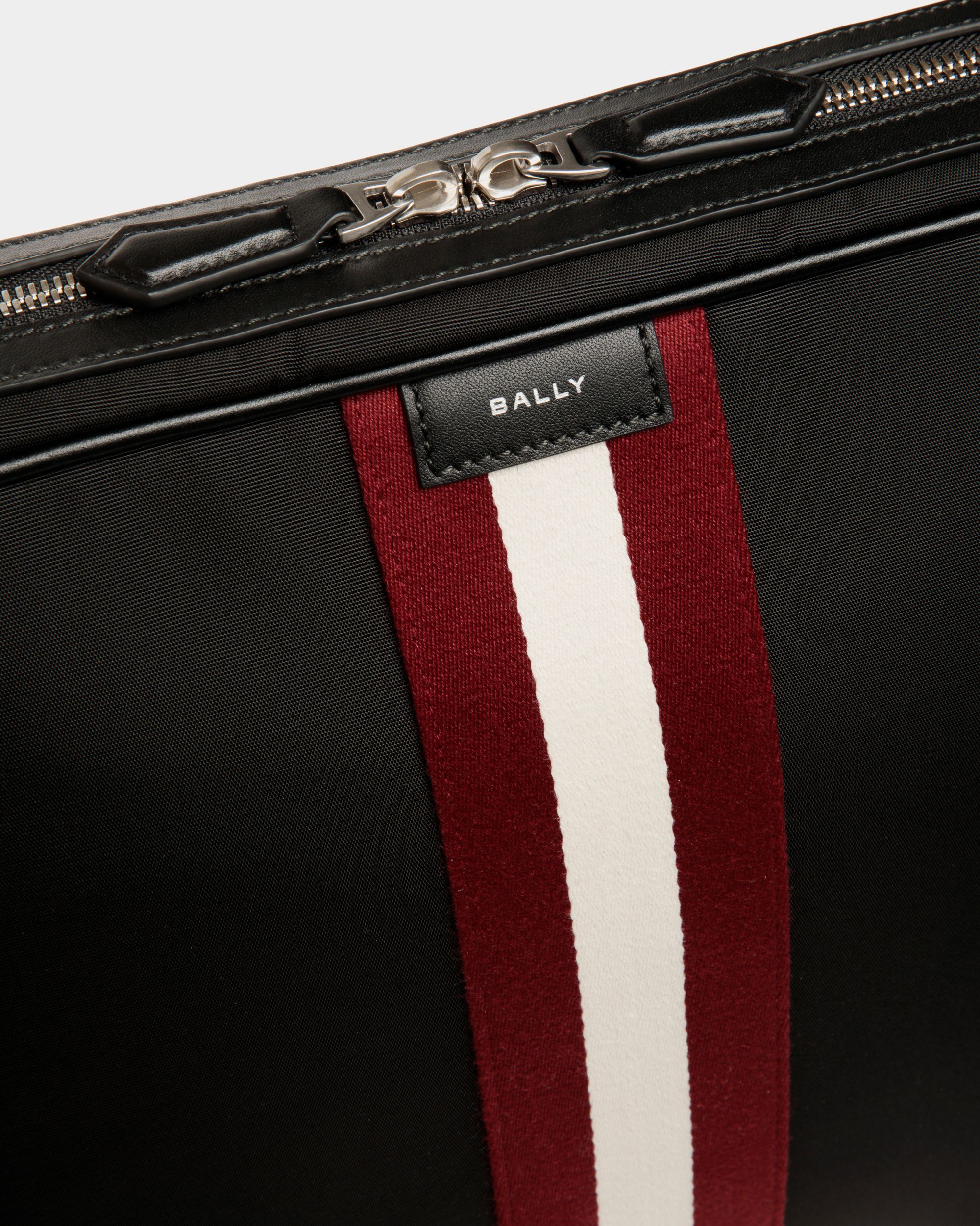 Bally Global - Code Messenger in Black Nylon - Black