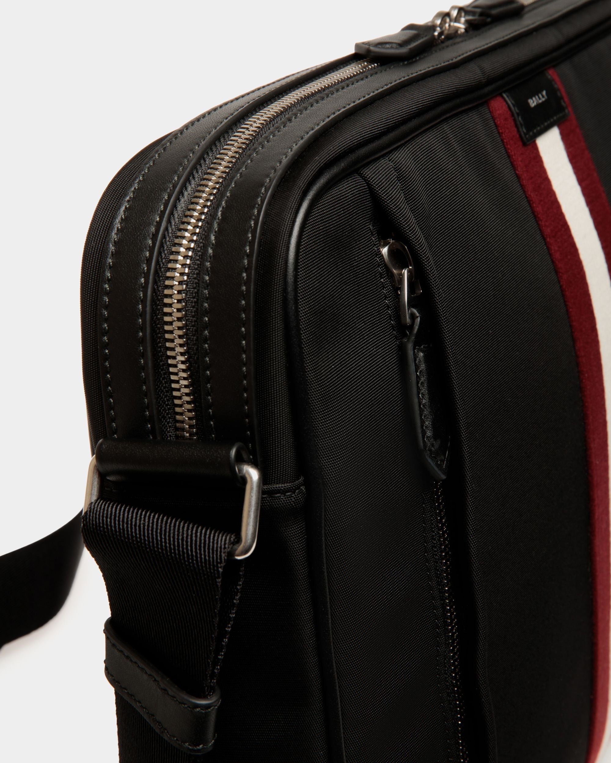 Bally Global - Code Messenger in Black Nylon - Black