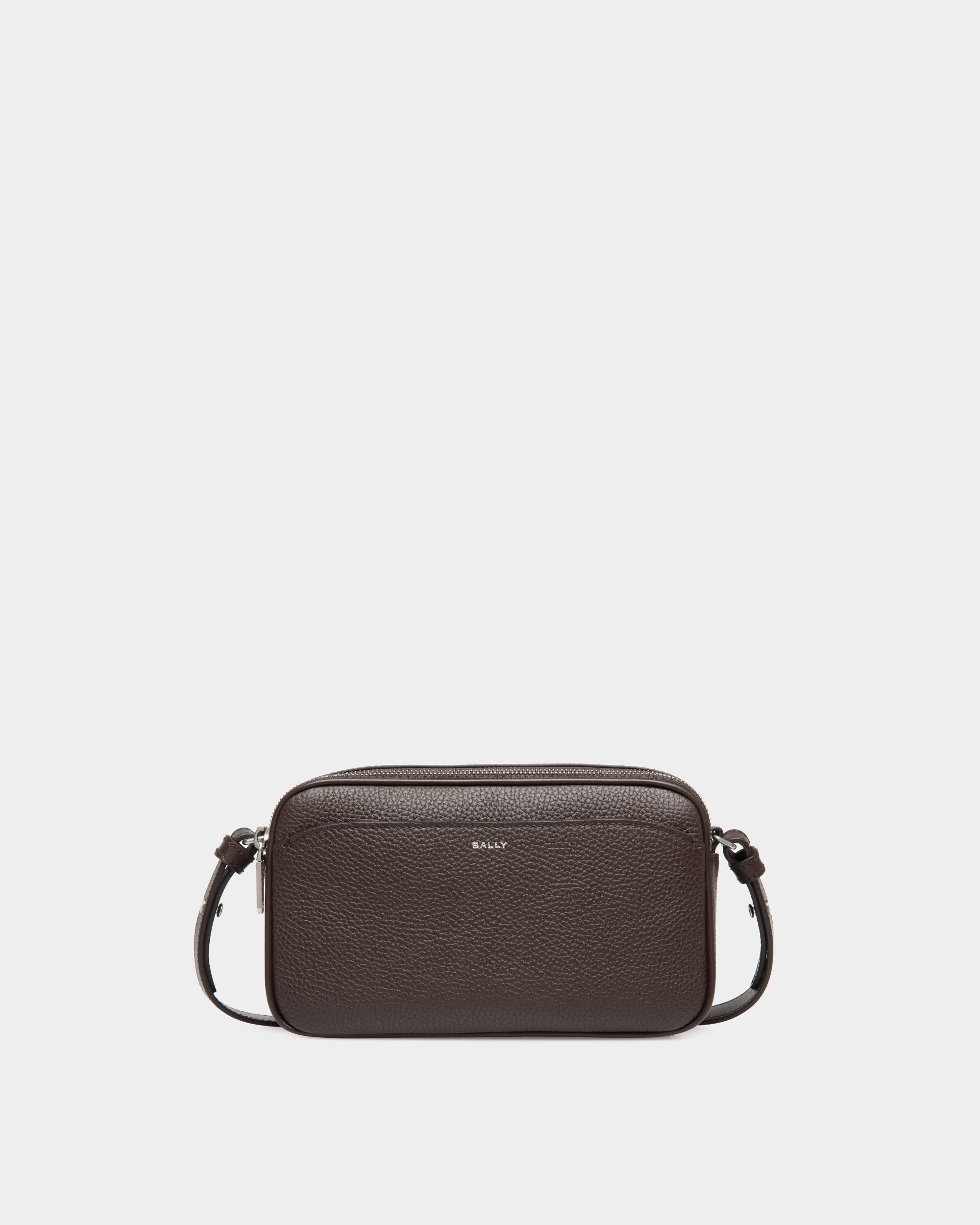 Bally Global - Oeden Crossbody Bag in Ebano Leather - Brown