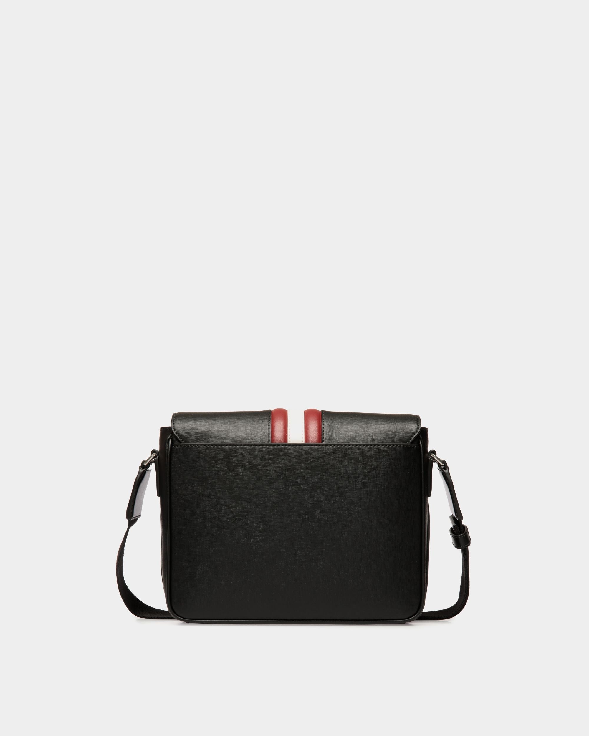 Bally Global - Mythos Crossbody Bag in Black Recycled Leather - Negro