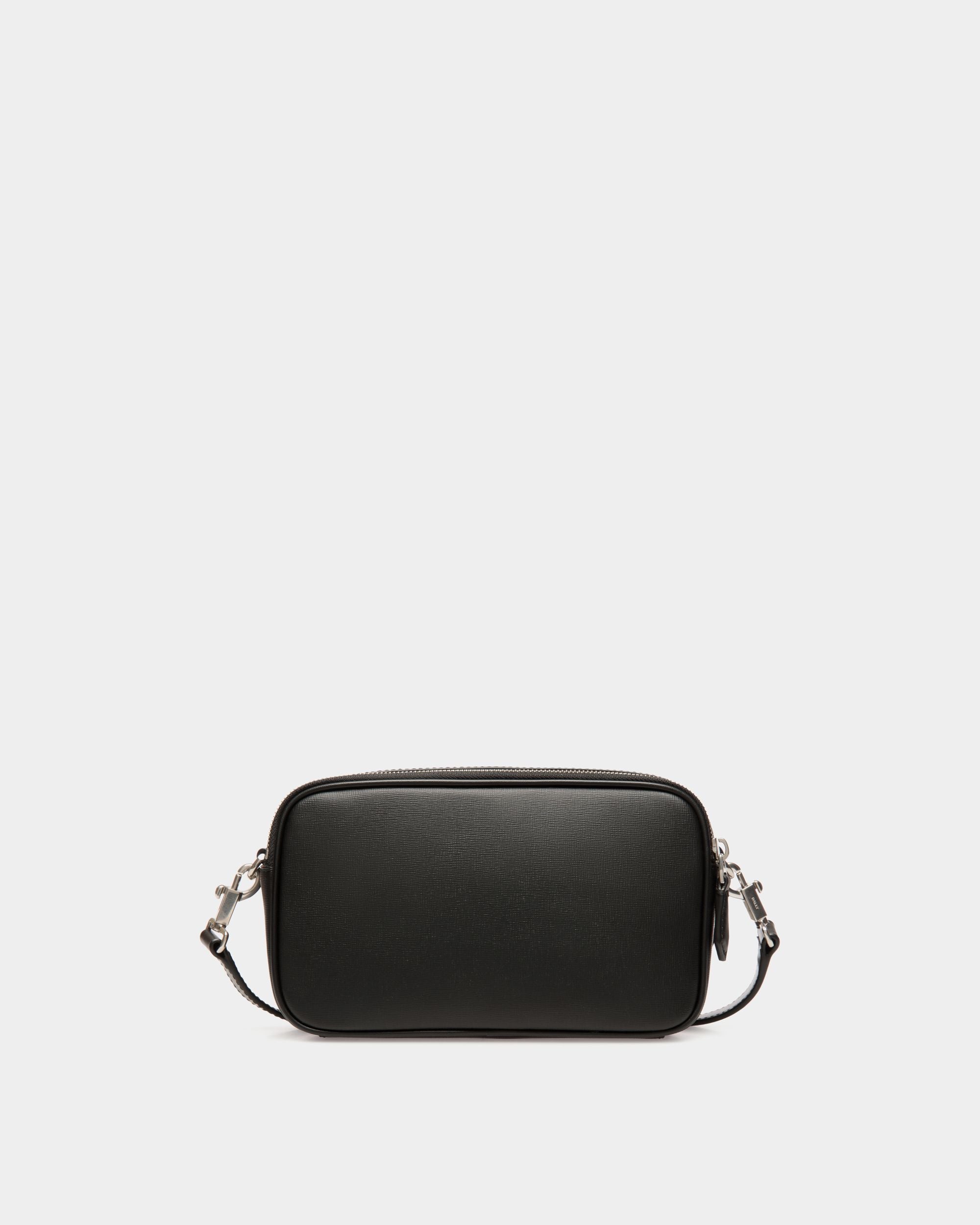 Bally Global - Mythos Crossbody Bag in Black Recycled Leather - Black