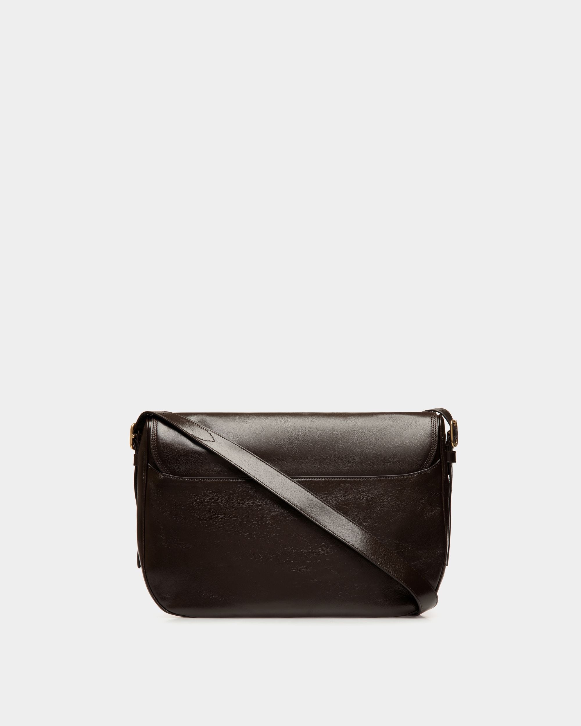 Bally Global - Sac À Bandoulière Beckett En Cuir Ebano - Marron