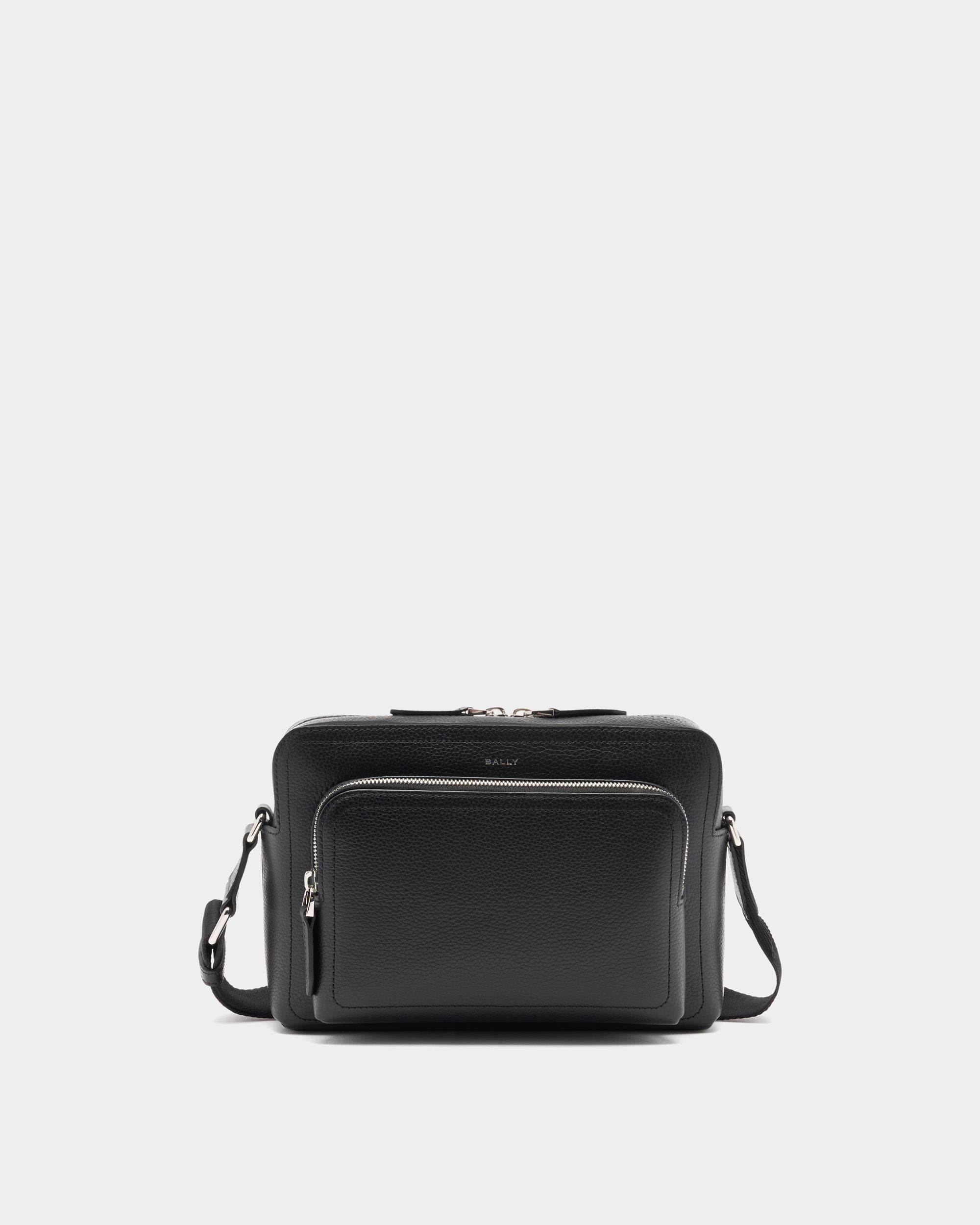 Bally Global - Sac À Bandoulière Capitol En Cuir Grainé Noir - Noir