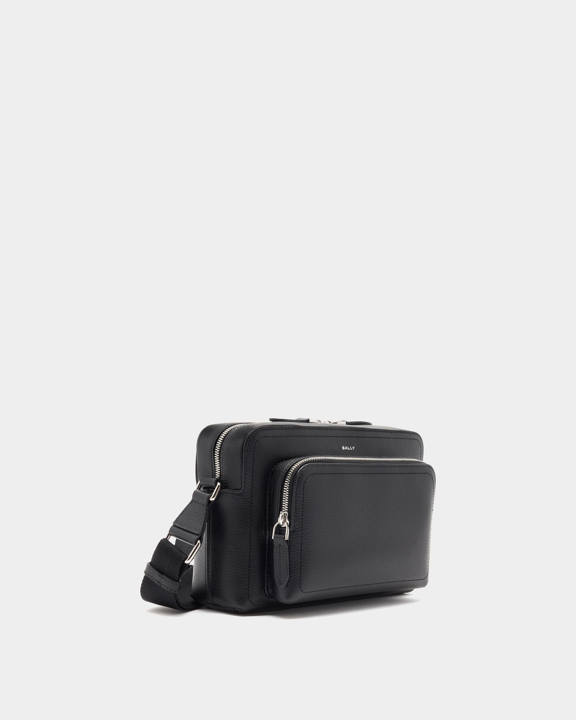 Bally Global - Sac À Bandoulière Capitol En Cuir Grainé Noir - Noir