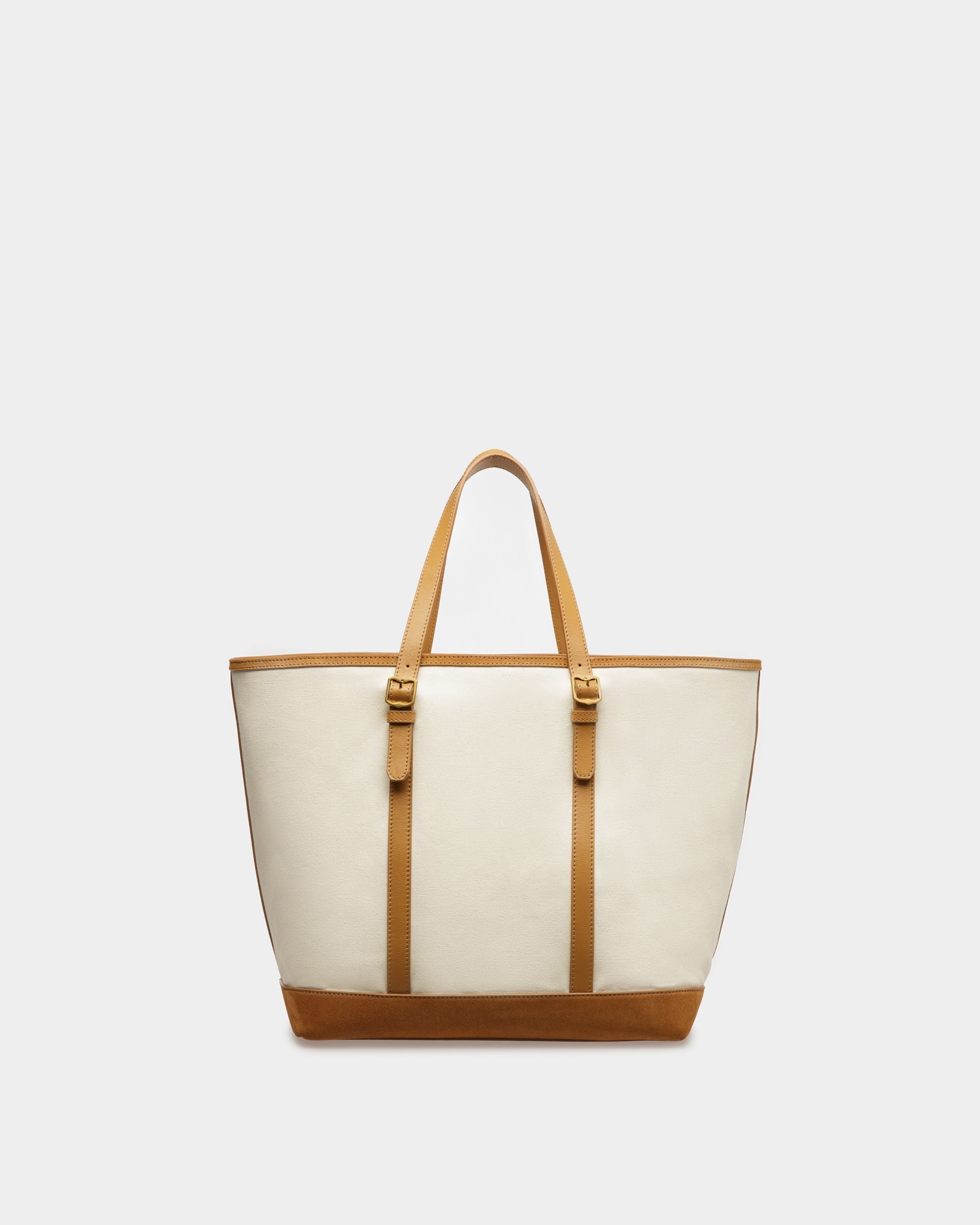 Bally Global - Gare Tote Bag In Natural And Desert Fabric - Beige